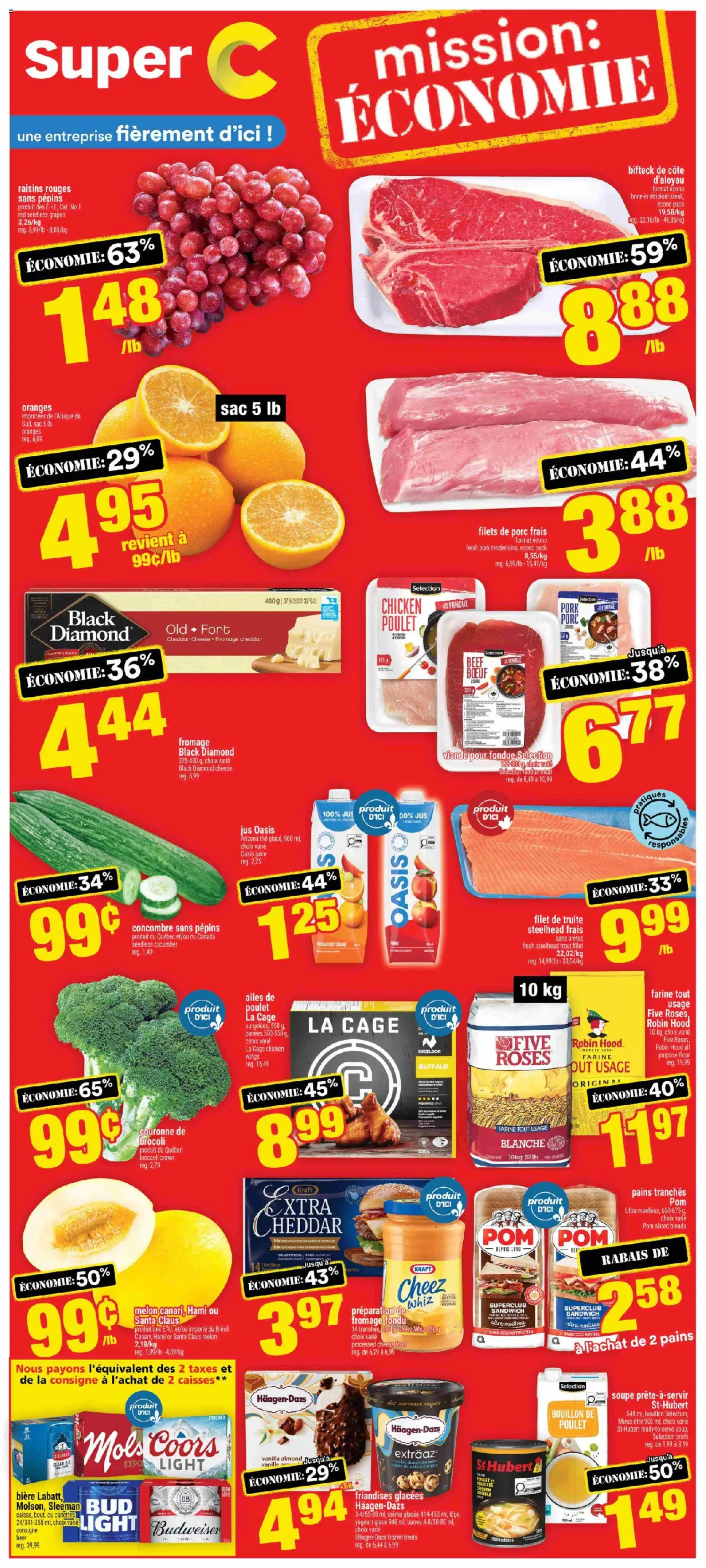 Super C weekly flyer / circulaire Flyer in Canada