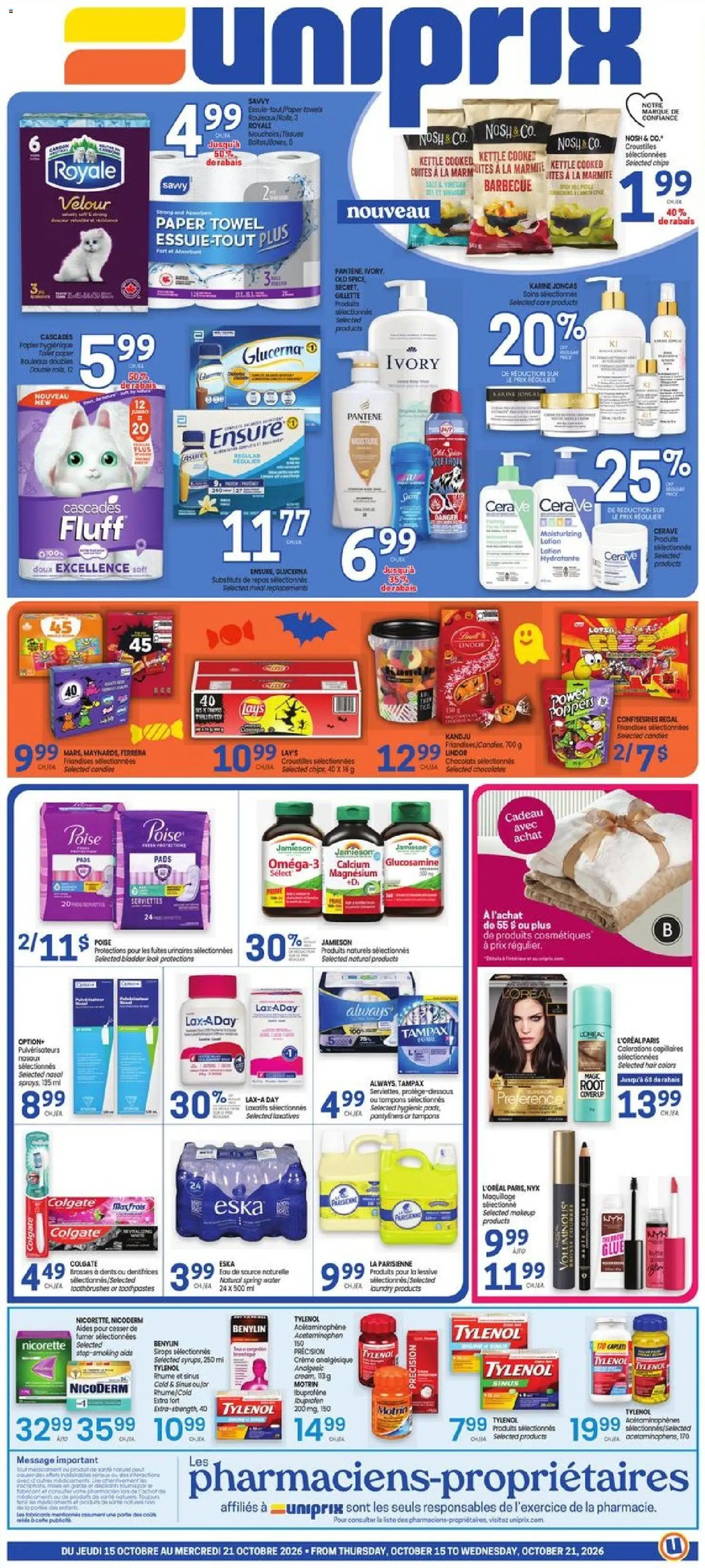 Uniprix weekly flyer / circulaire Flyer in Canada