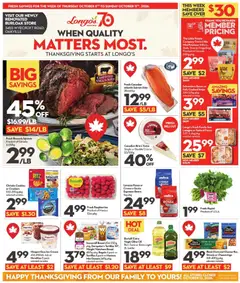 Longos Longo`s weekly flyer / circulaire