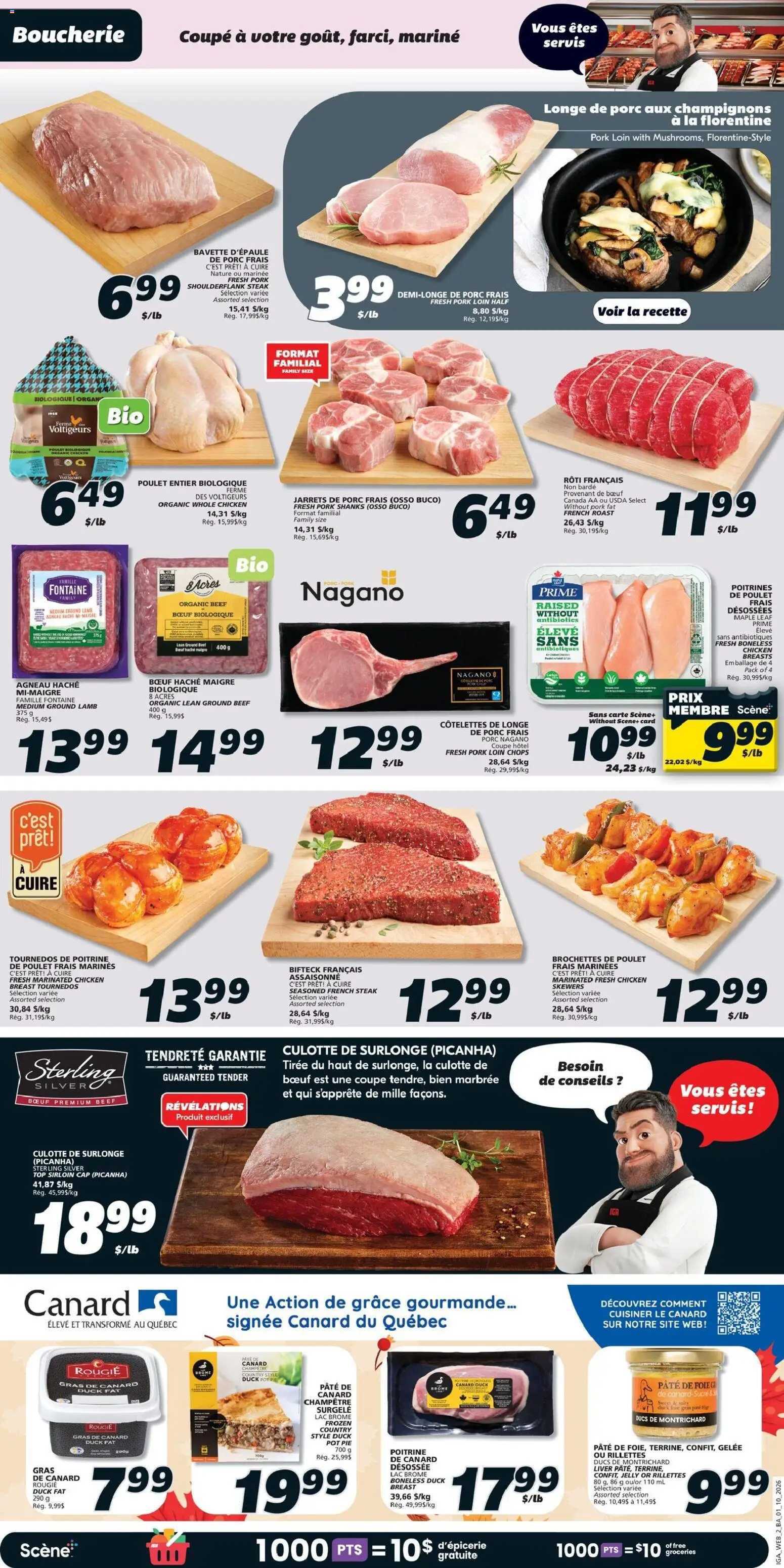 IGA weekly flyer / circulaire Flyer in Canada