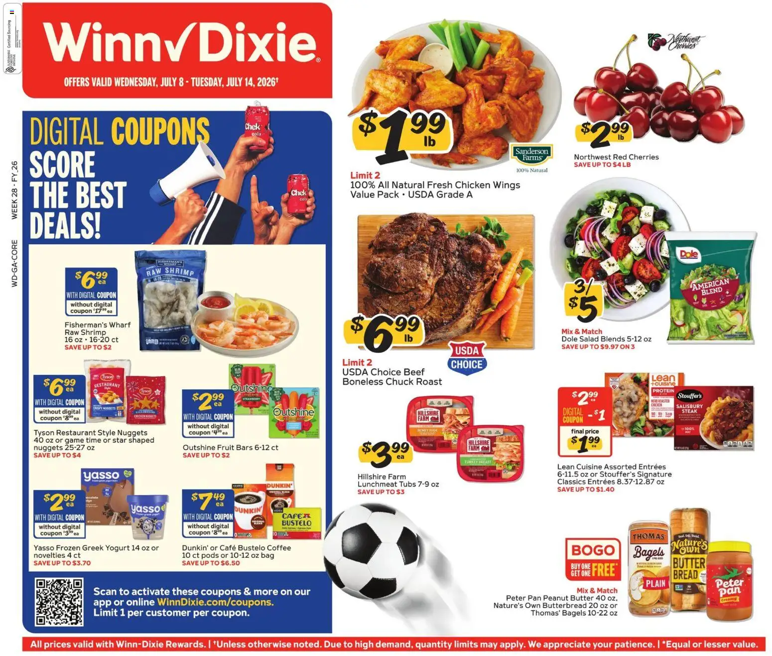 The new Winn Dixie flyer is now online. See all July offers on your mobile and save! | United States