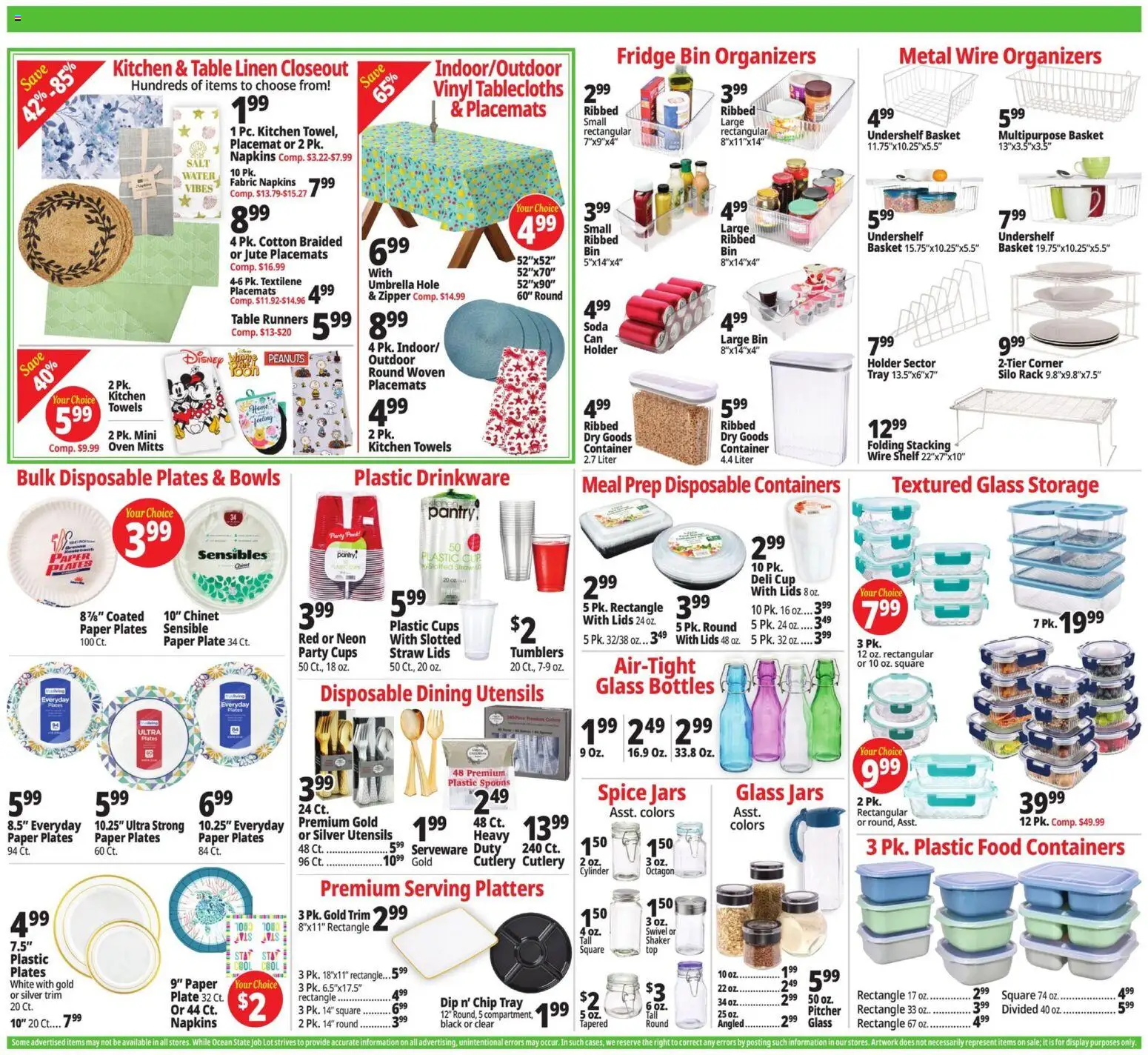 The new Ocean State Job Lot flyer is now online. See all July offers on your mobile and save! | United States