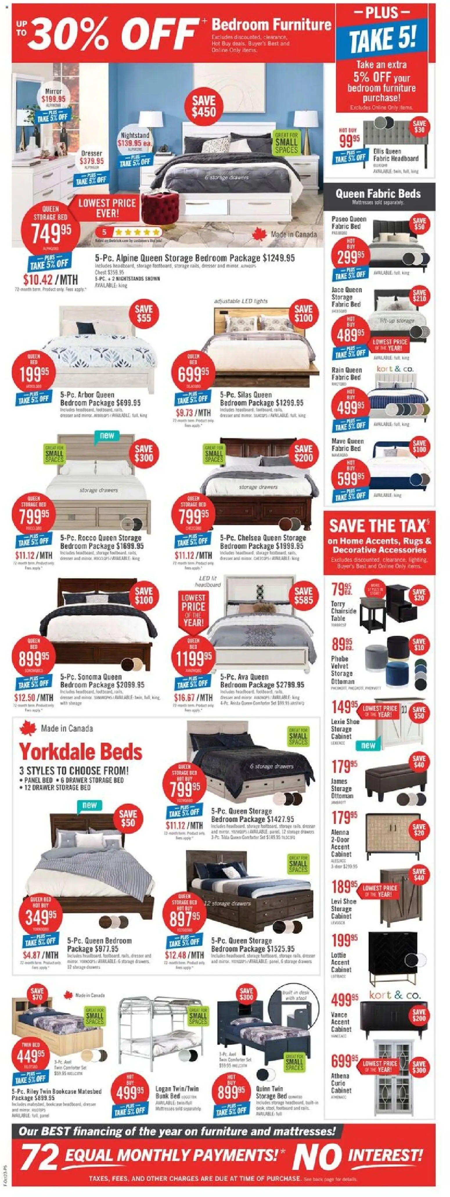 The Brick weekly flyer / circulaire Flyer in Canada