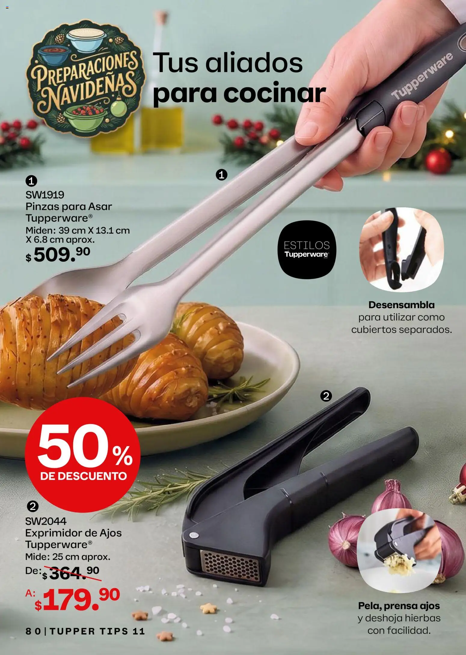 Tupperware catálogo Folleto in México