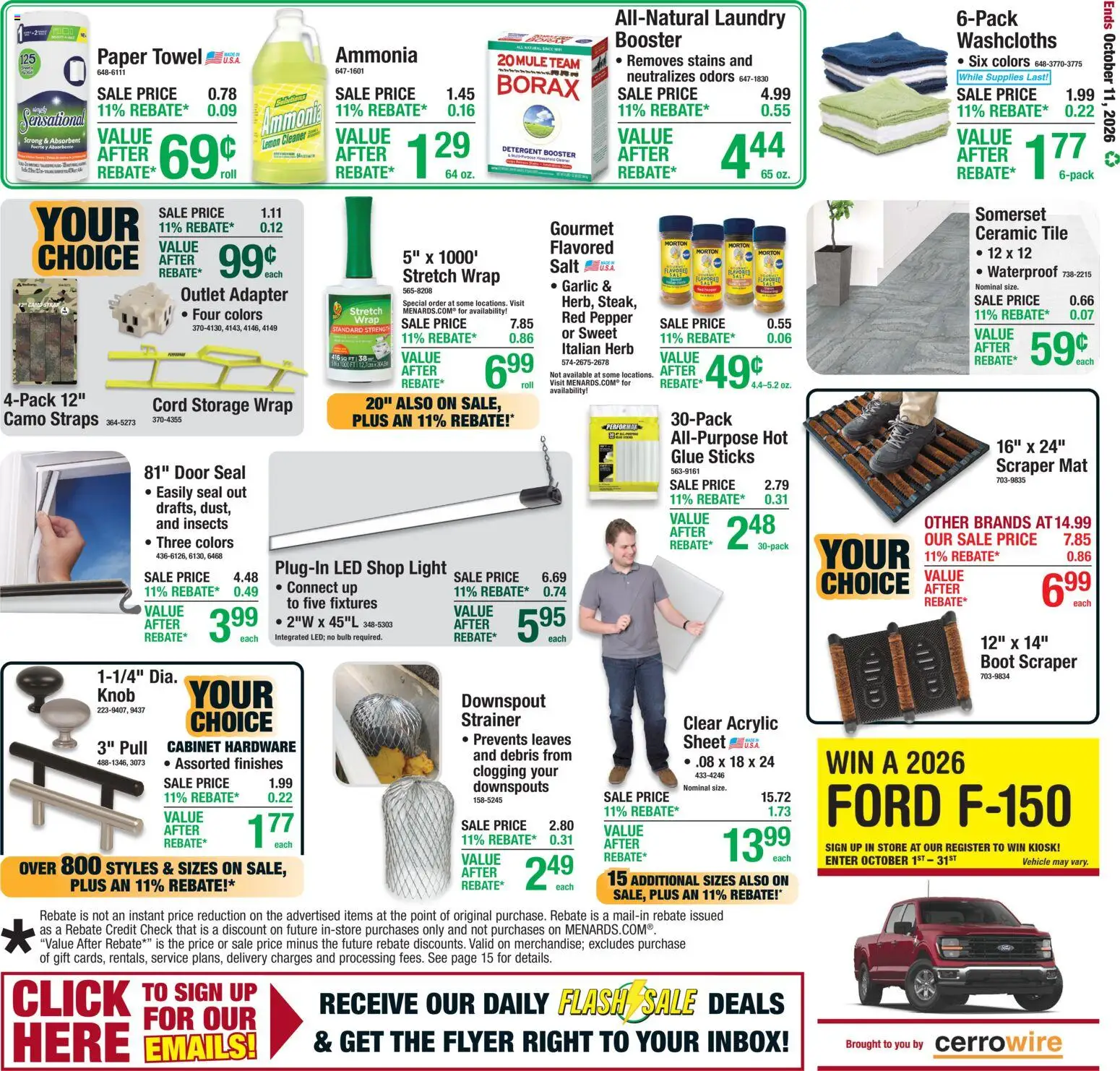 Menards Weekly Ad Weekly Ad in United States