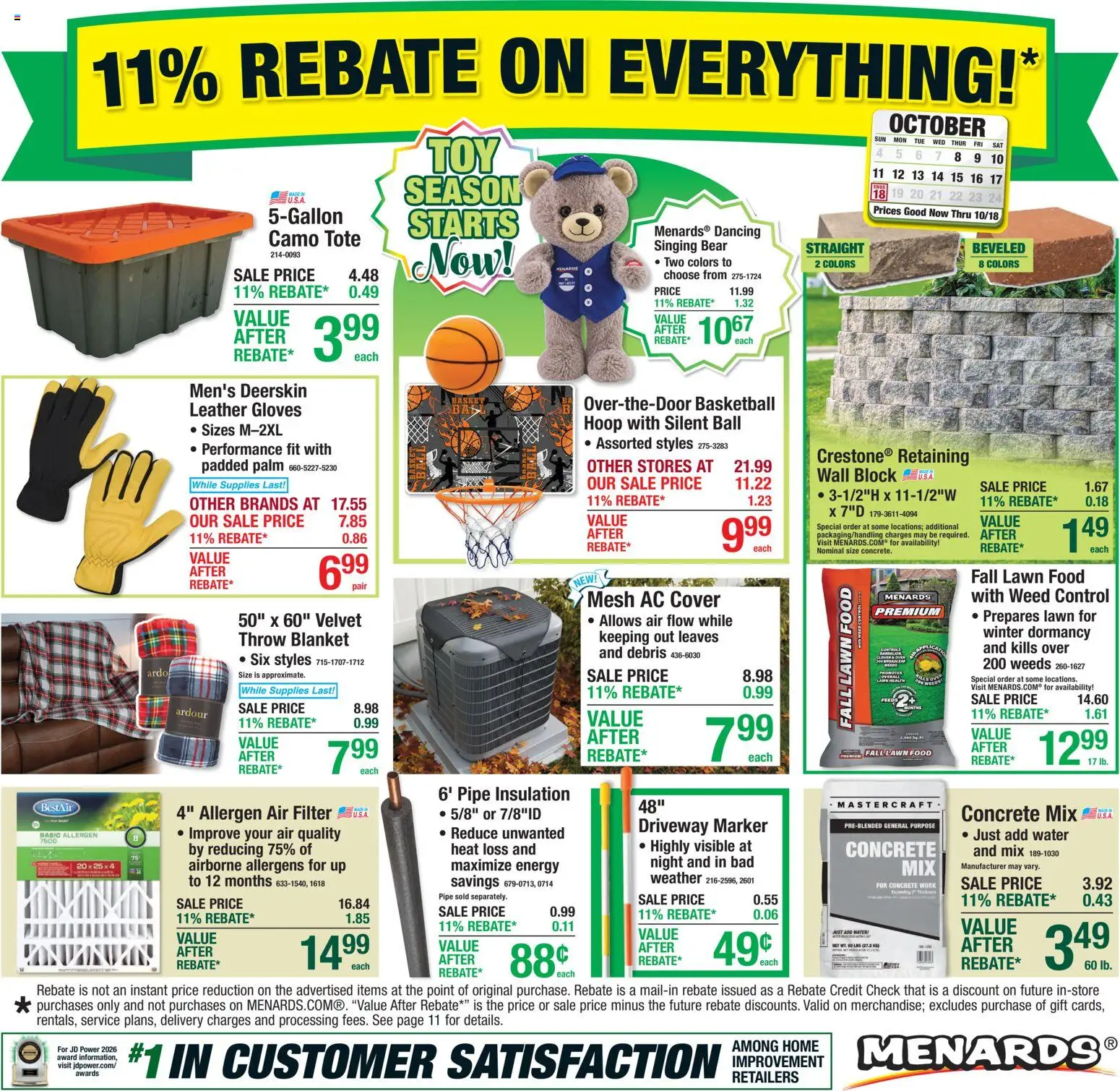 Menards Weekly Ad Weekly Ad in United States