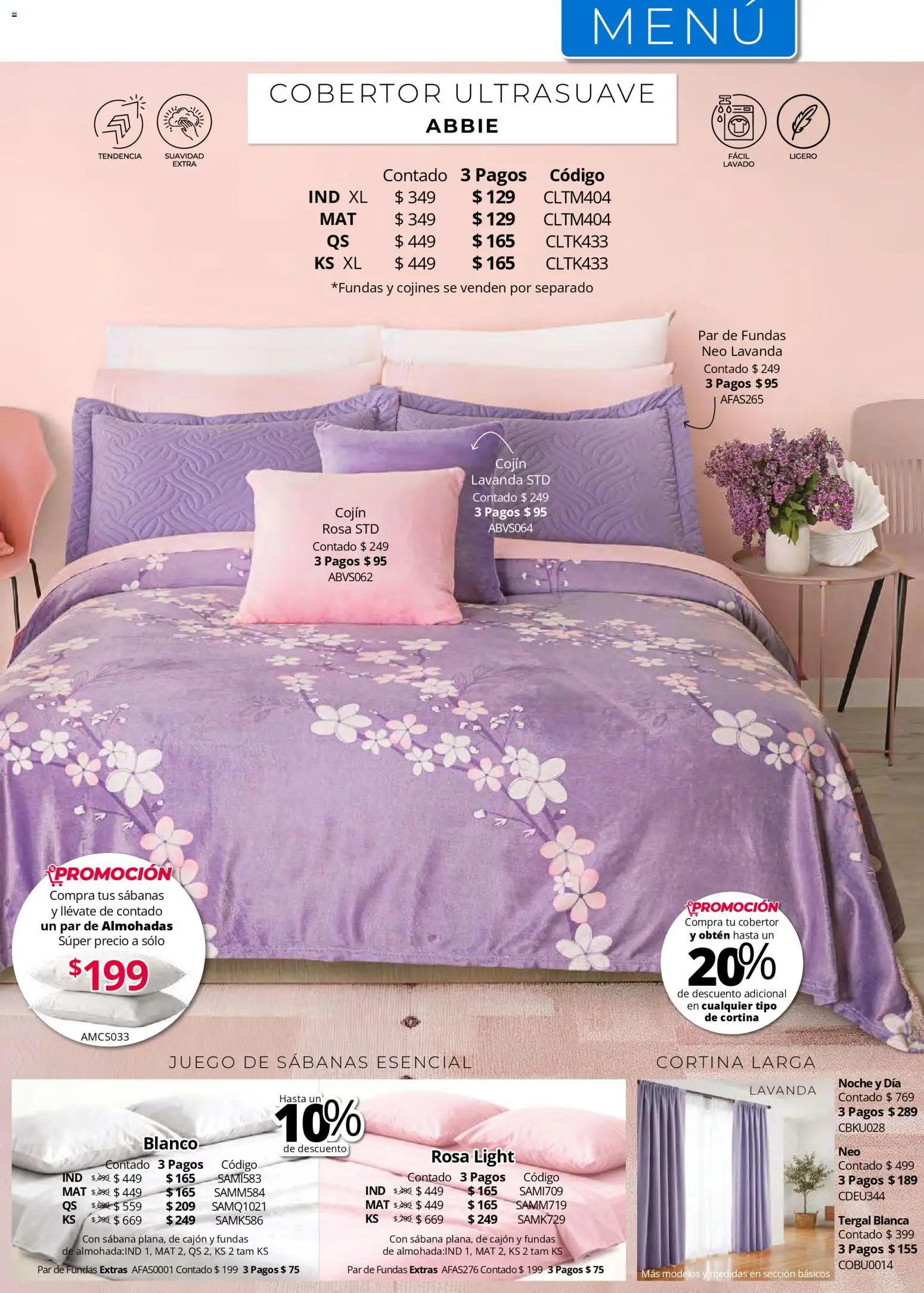 ¡El último » catálogo de Colchas Concord para Julio « está aquí! Descubre las SUPER OFERTAS. | México