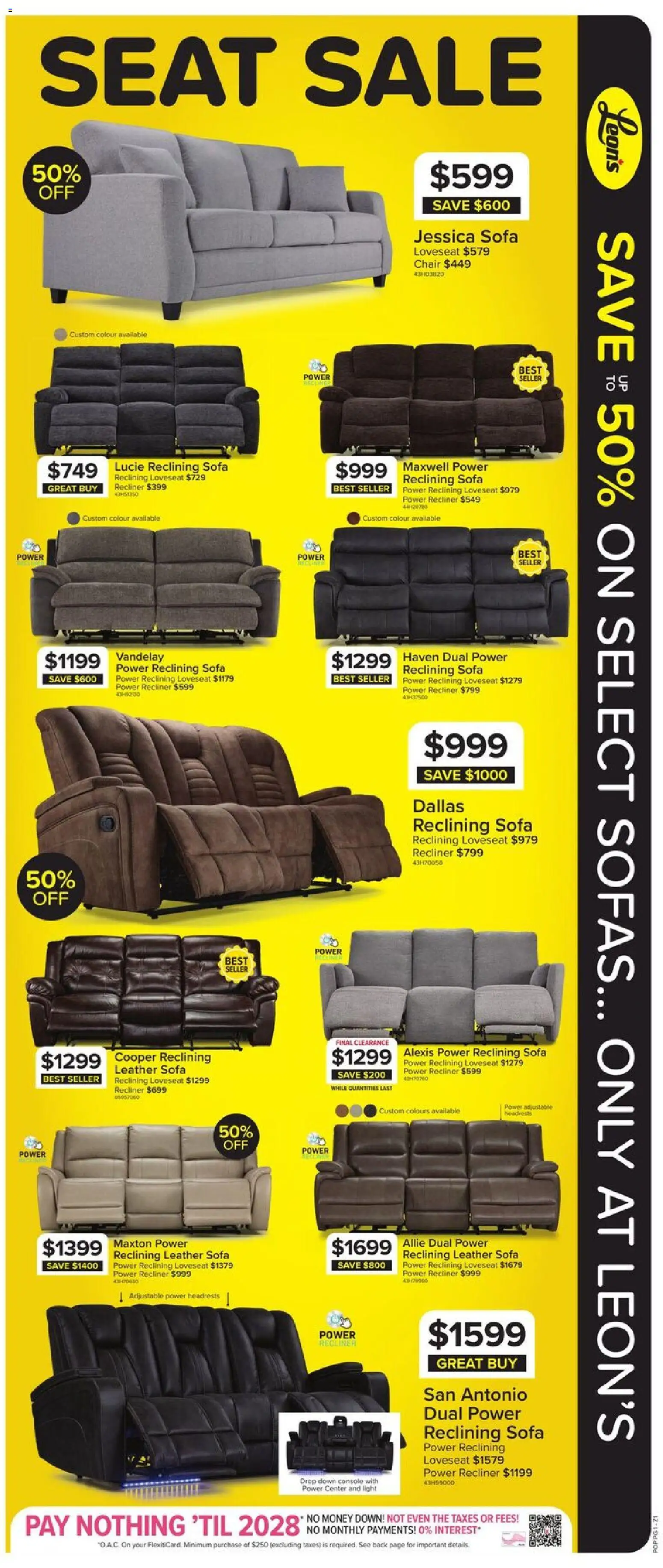 Leon`s weekly flyer / circulaire Flyer in Canada