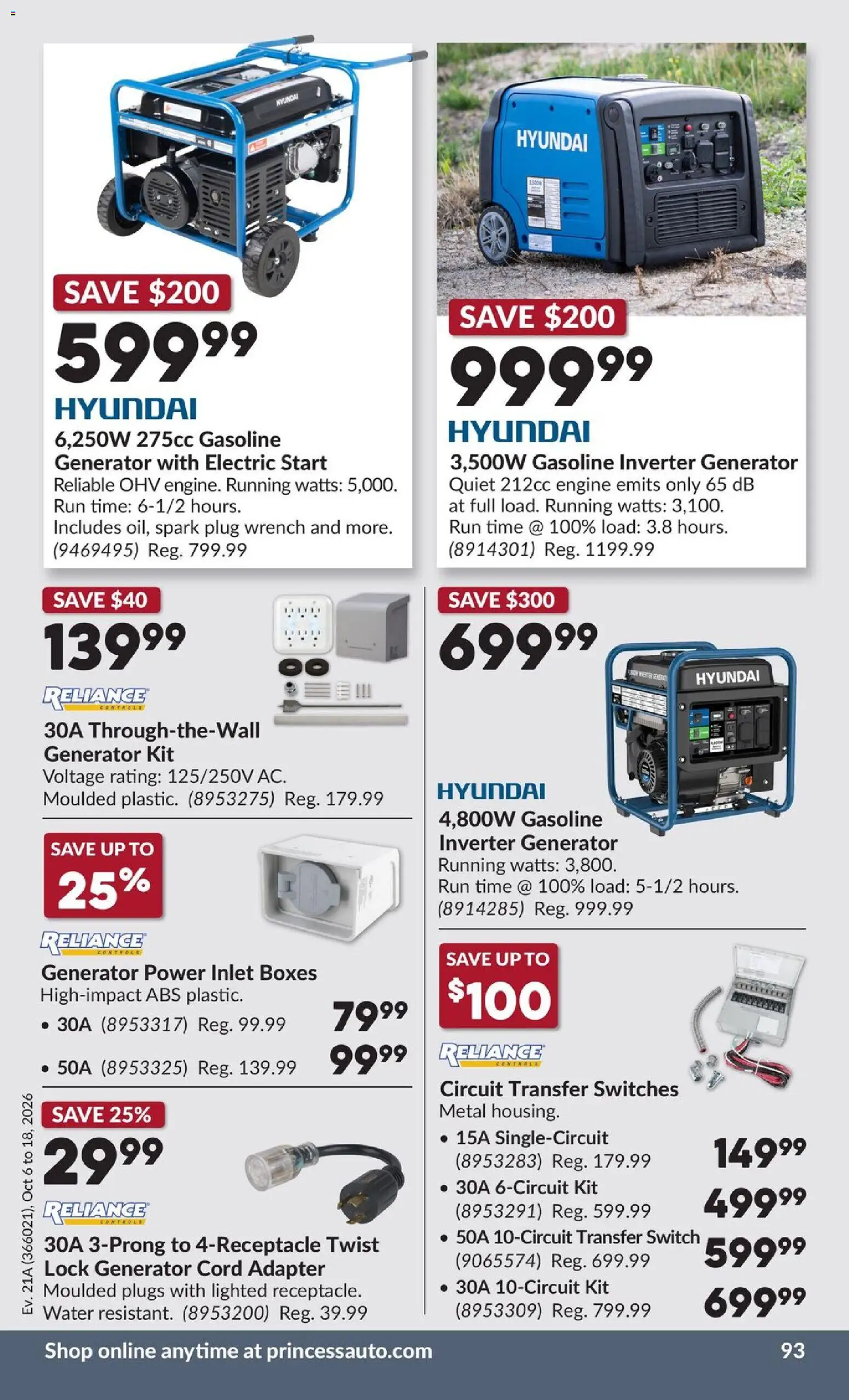 Princess Auto flyer - 2 Week Sale! Flyer in Canada