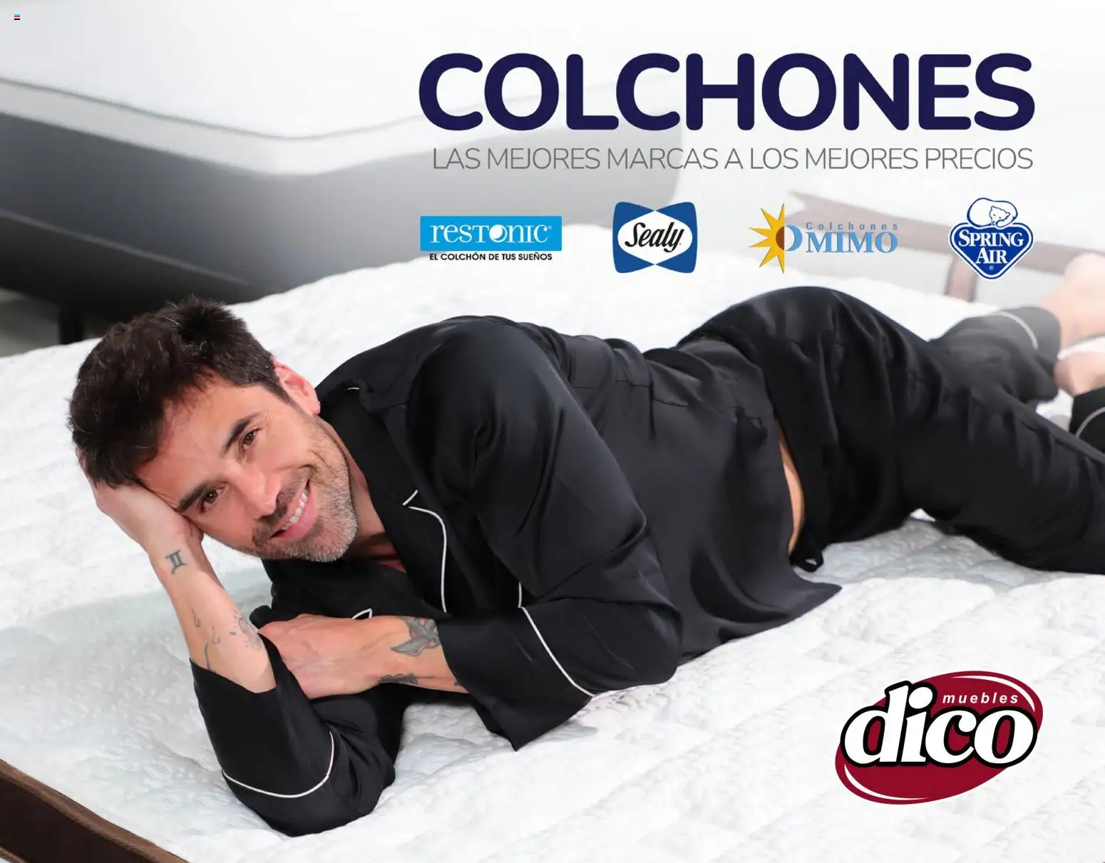 Muebles Dico catálogo Colchones Folleto in México