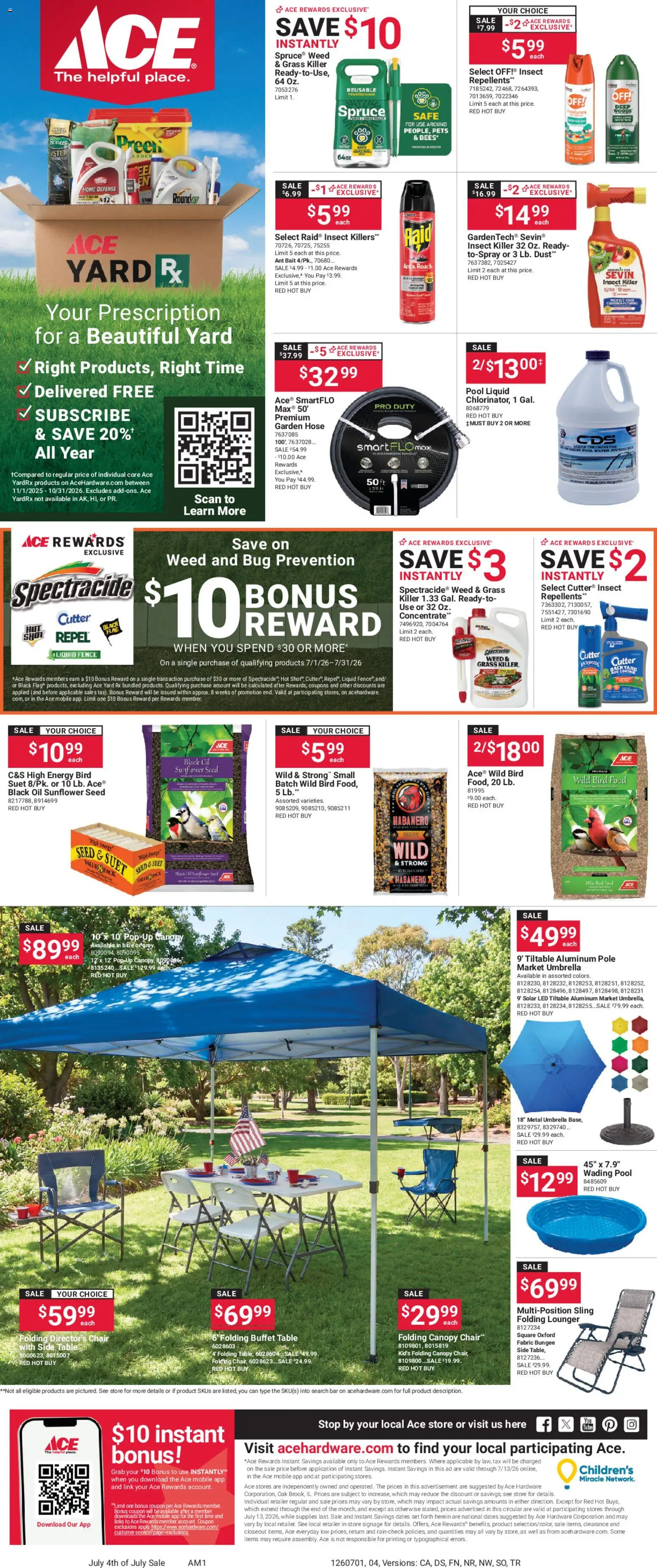 The new ACE Hardware flyer is now online. See all July offers on your mobile and save! | United States