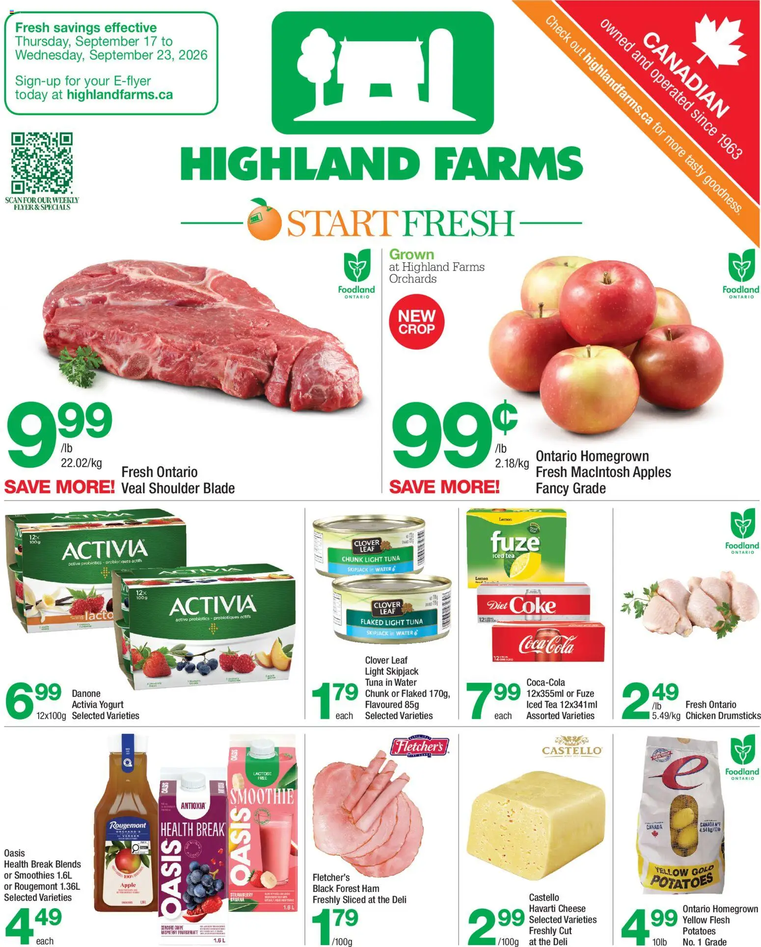 Highland Farms weekly flyer / circulaire Flyer in Canada