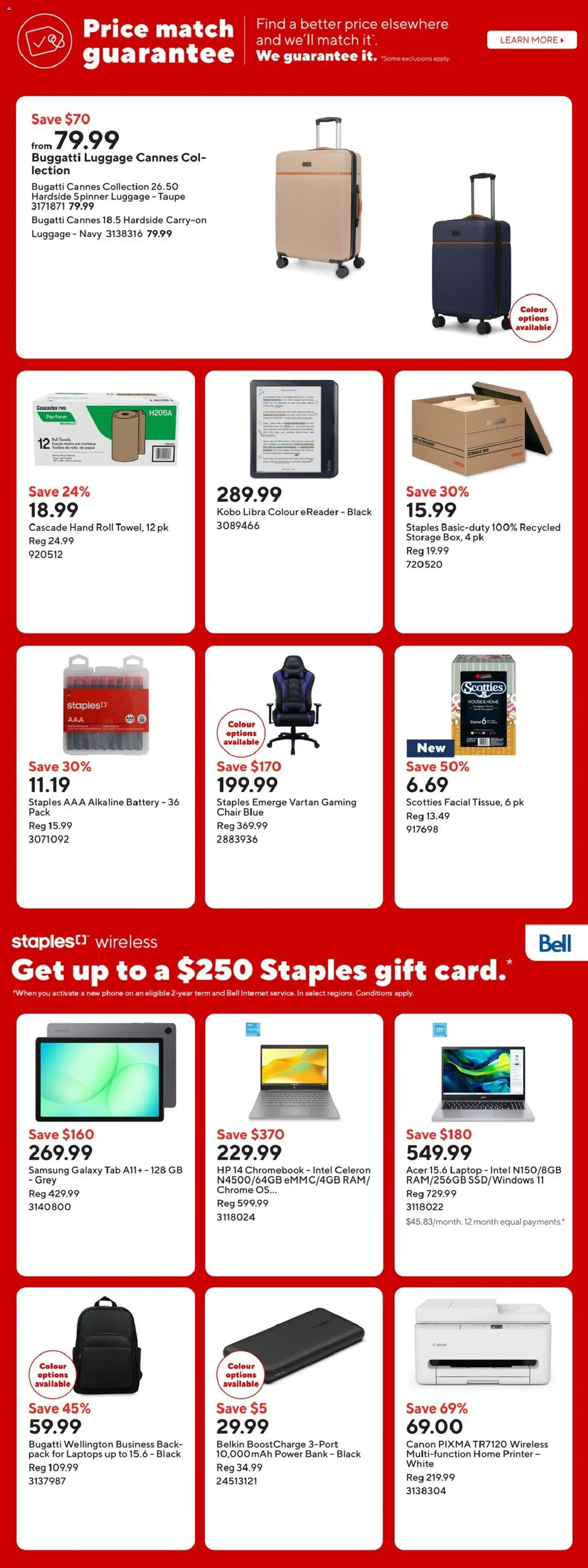 Staples weekly flyer Flyer in Canada