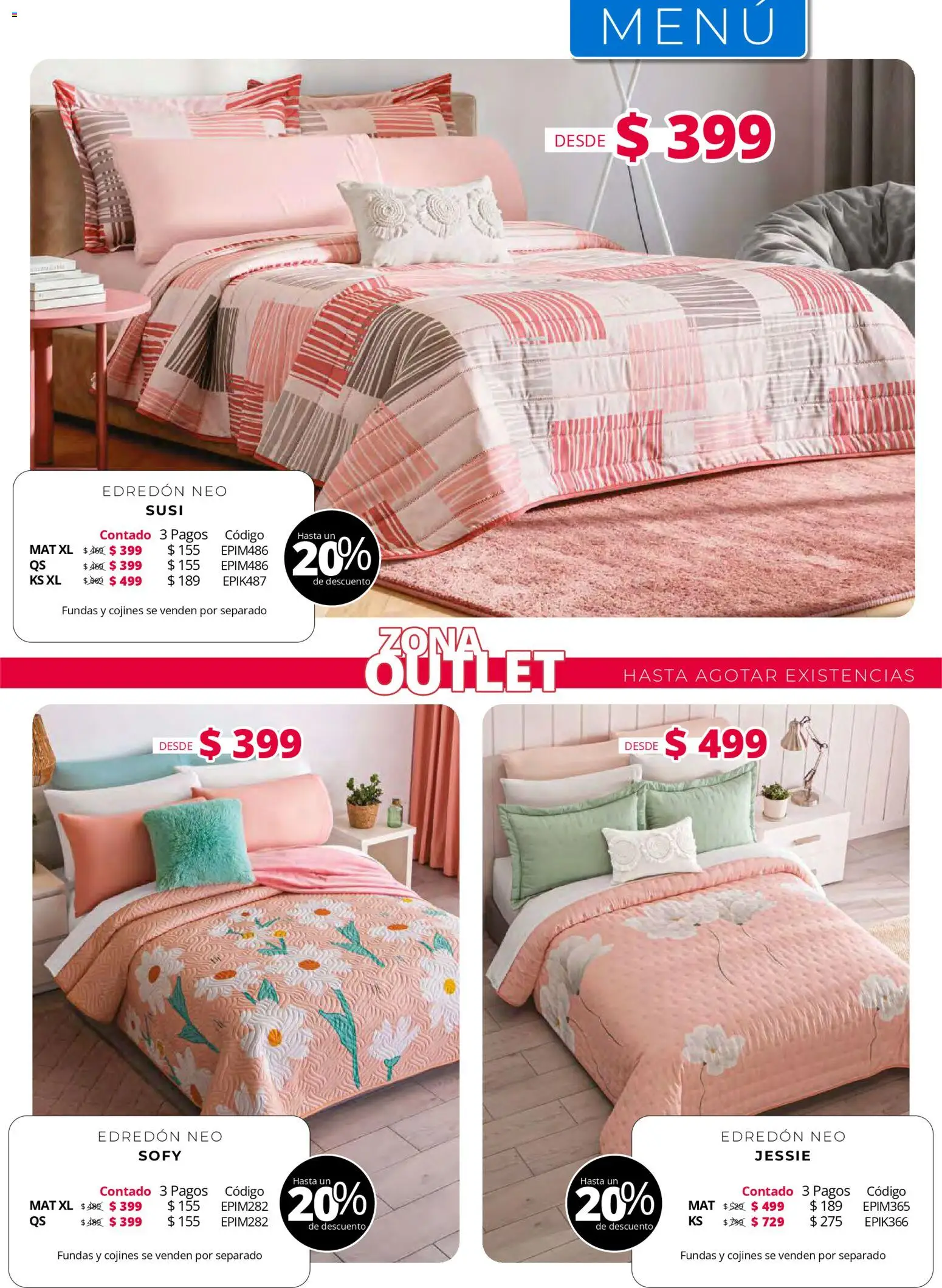 ¡El último » catálogo de Colchas Concord para Julio « está aquí! Descubre las SUPER OFERTAS. | México