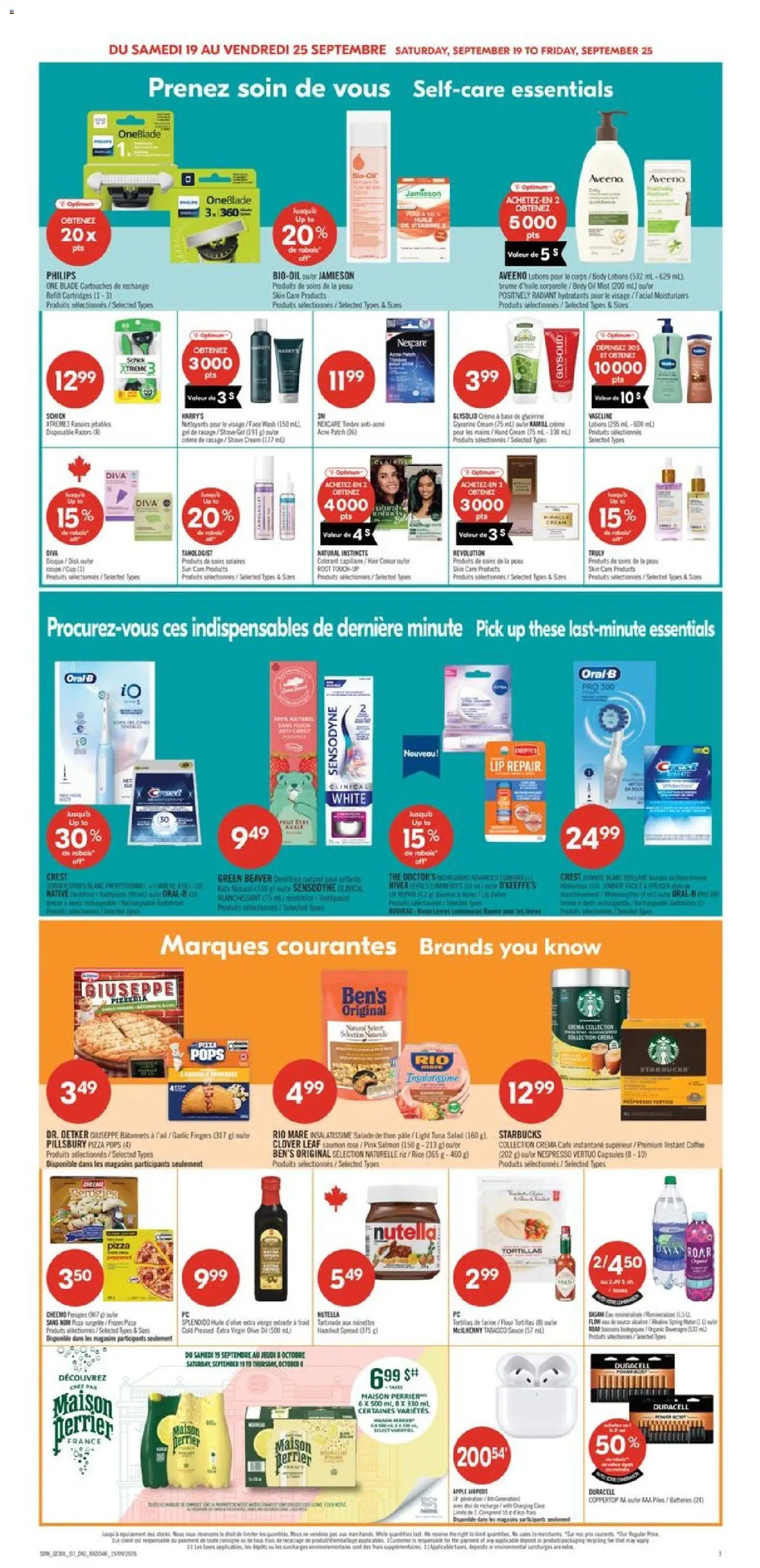 Pharmaprix weekly flyer / circulaire Flyer in Canada