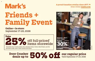 Marks Mark`s weekly flyer / circulaire
