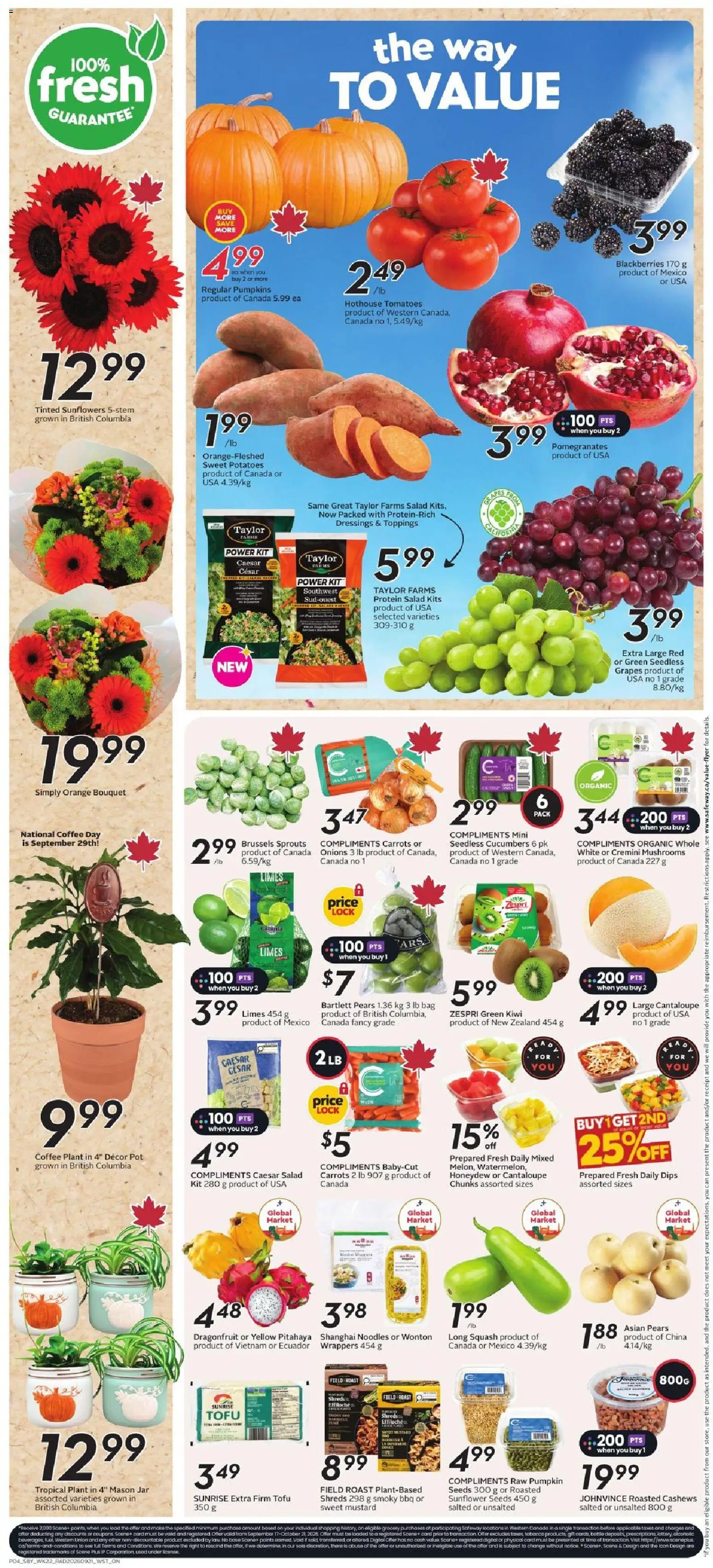Safeway weekly flyer / circulaire Flyer in Canada