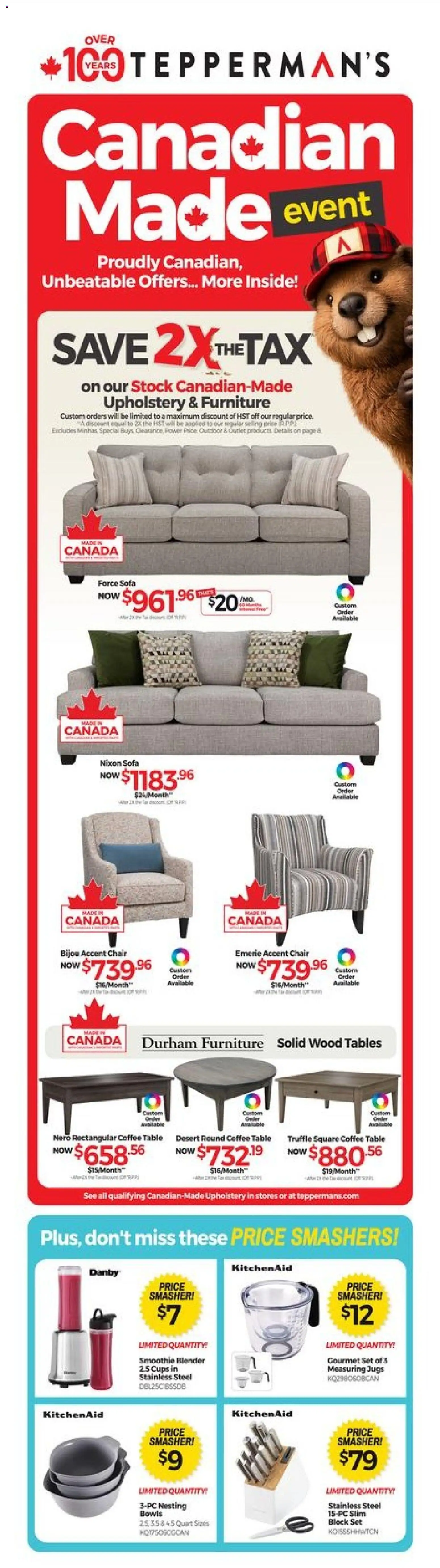 Tepperman's Flyer from Jul 10, 2026 - Unlock Huge Savings | Canada
