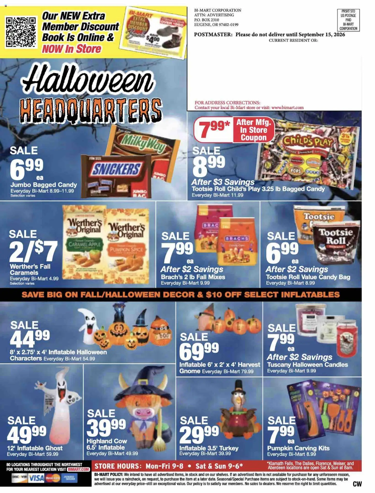 Bi-Mart Memberships Savings Book Weekly Ad in United States