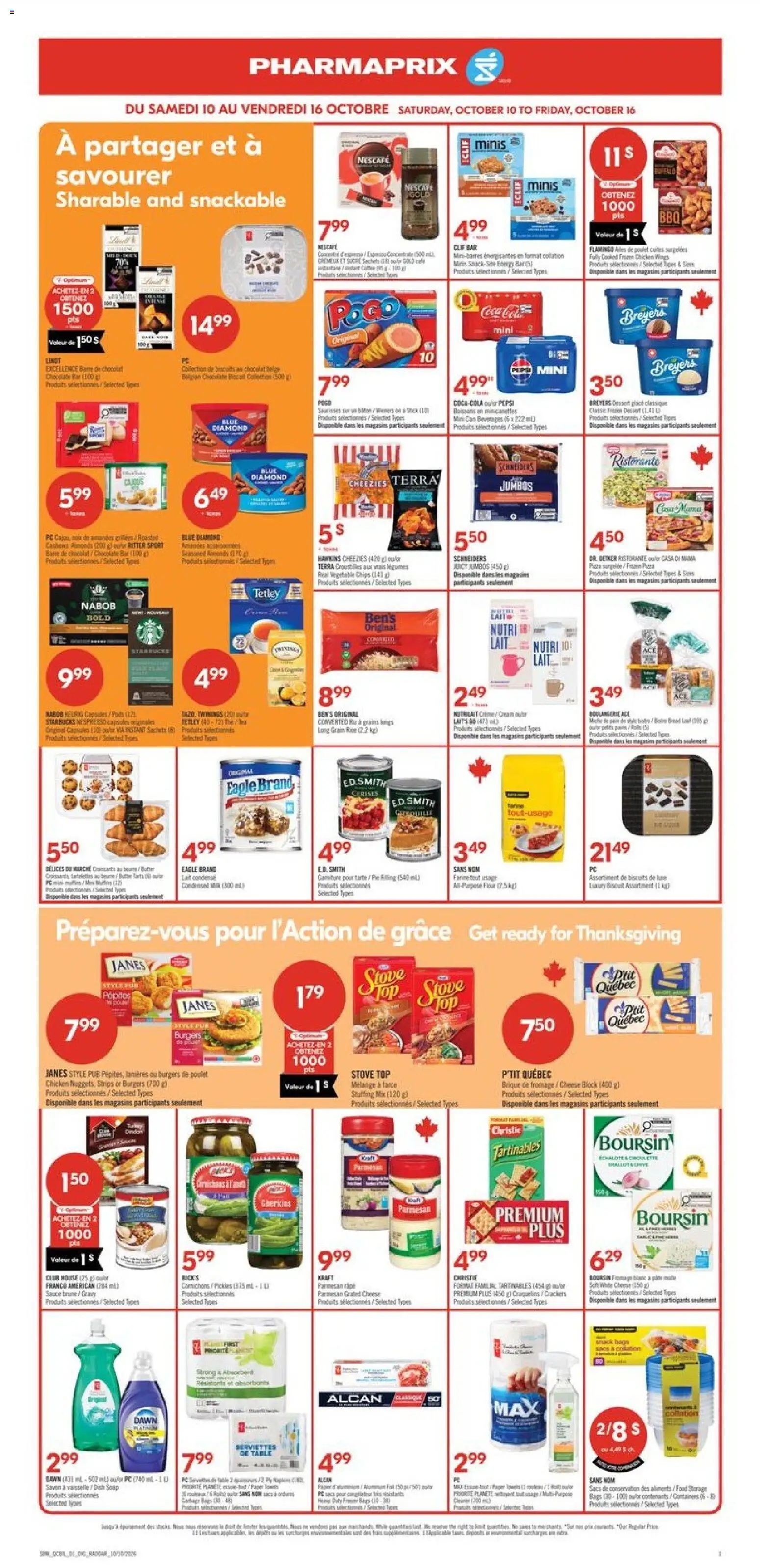 Pharmaprix weekly flyer / circulaire Flyer in Canada