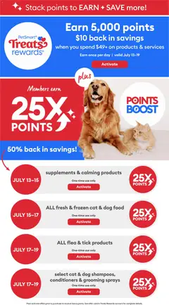 Petsmart Petsmart weekly flyer / circulaire