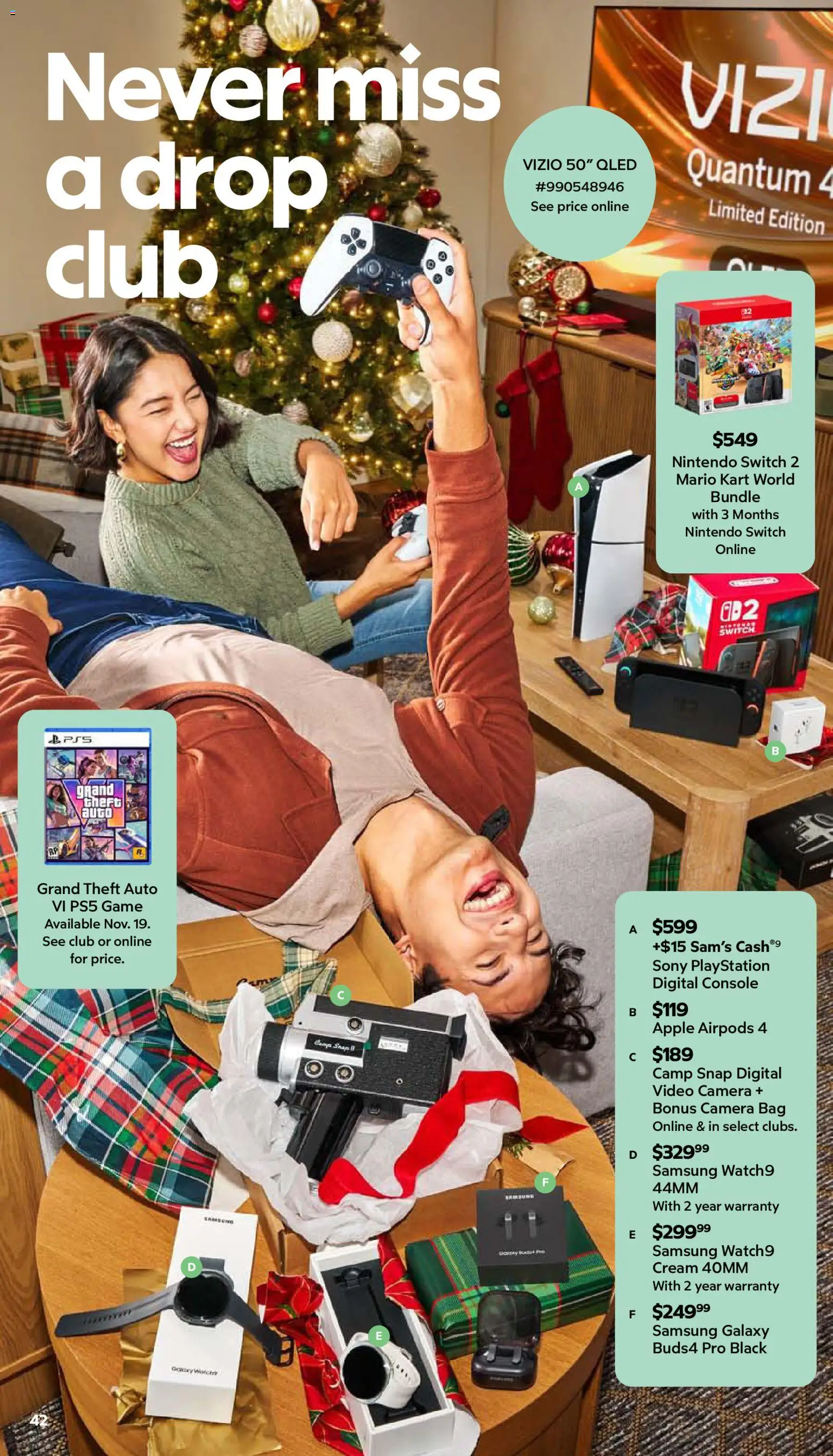 Sam`s Club Black Friday Weekly Ad in United States