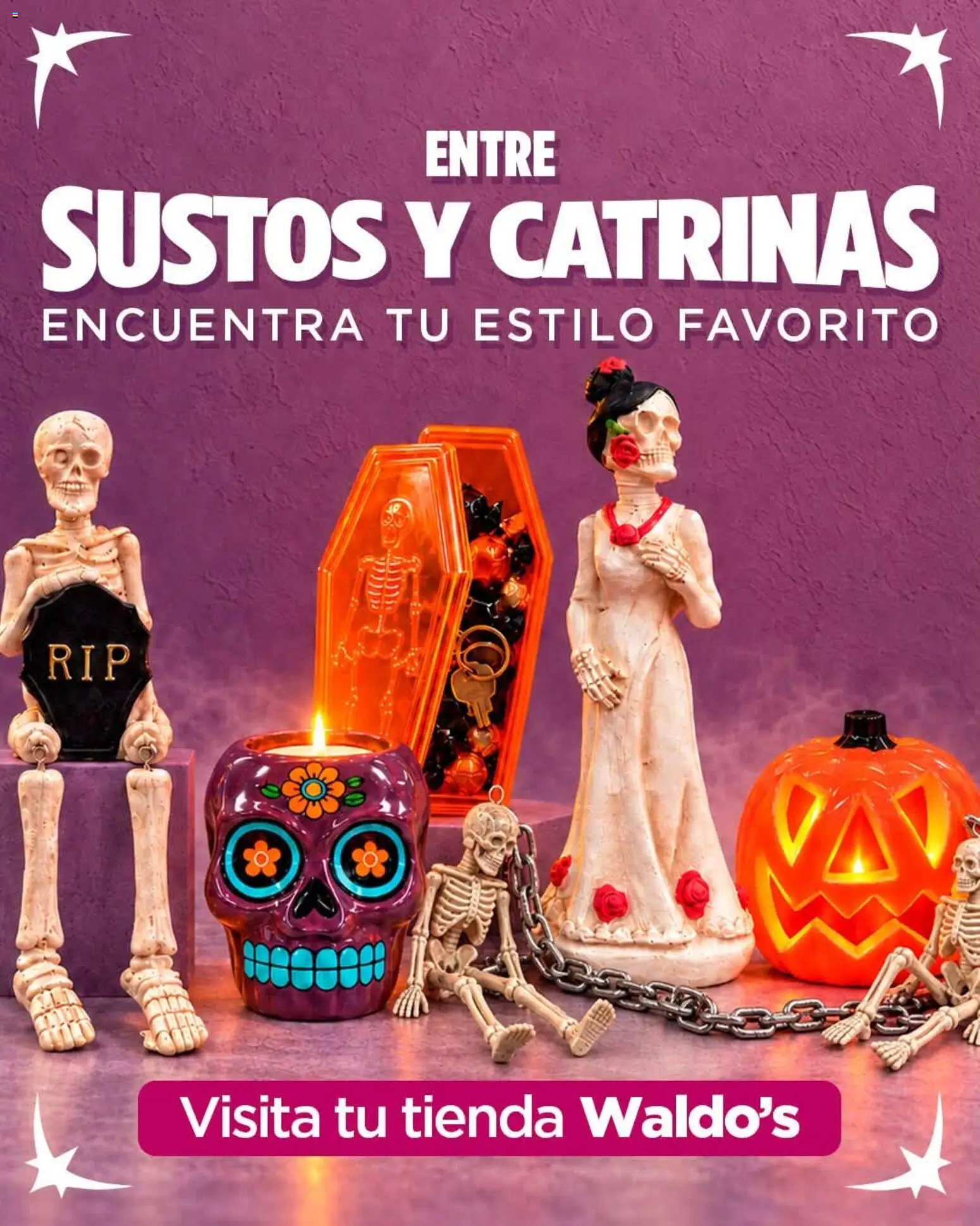 Waldo`s catálogo Halloween Folleto in México