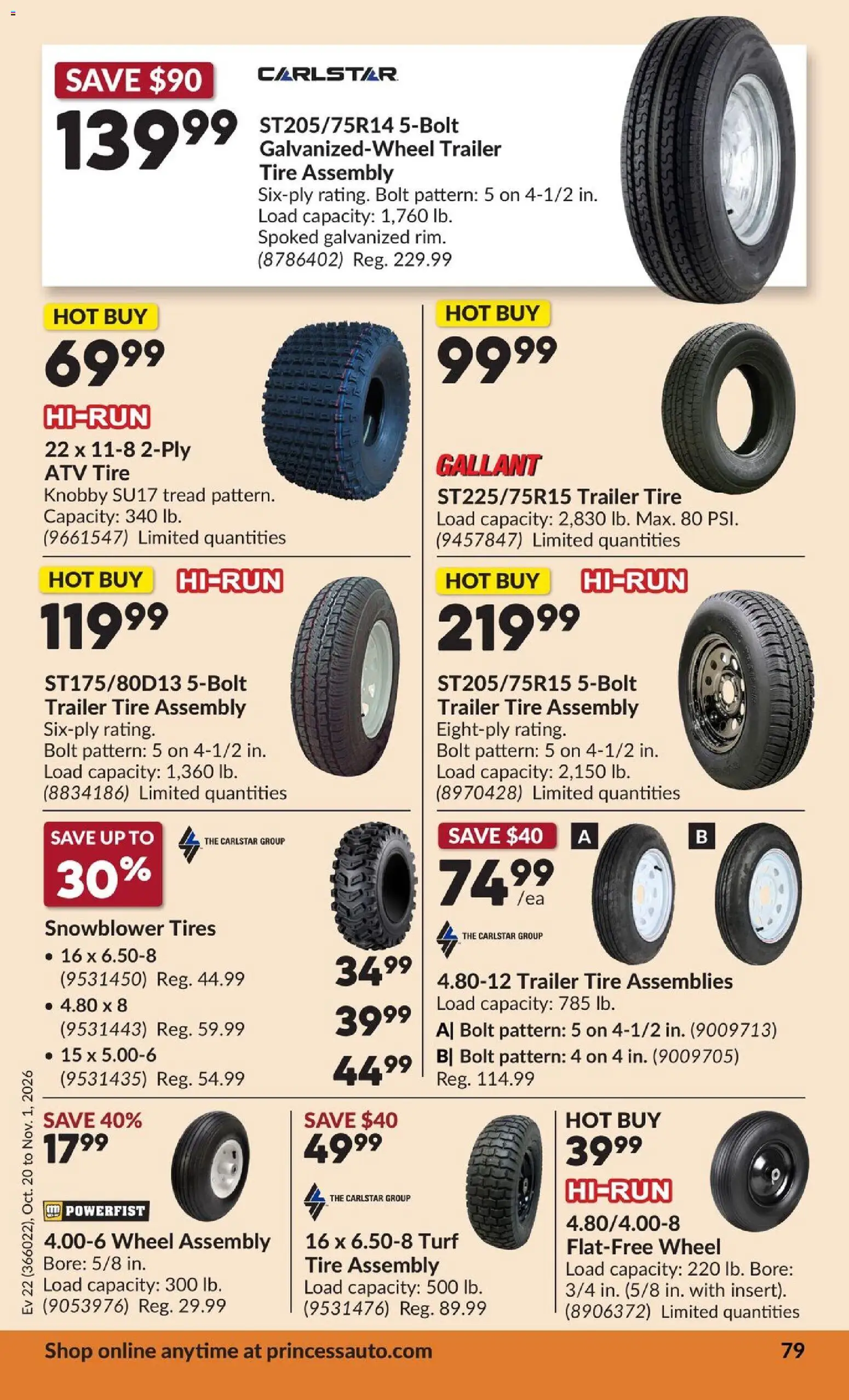 Princess Auto flyer - 2 Week Sale! Flyer in Canada