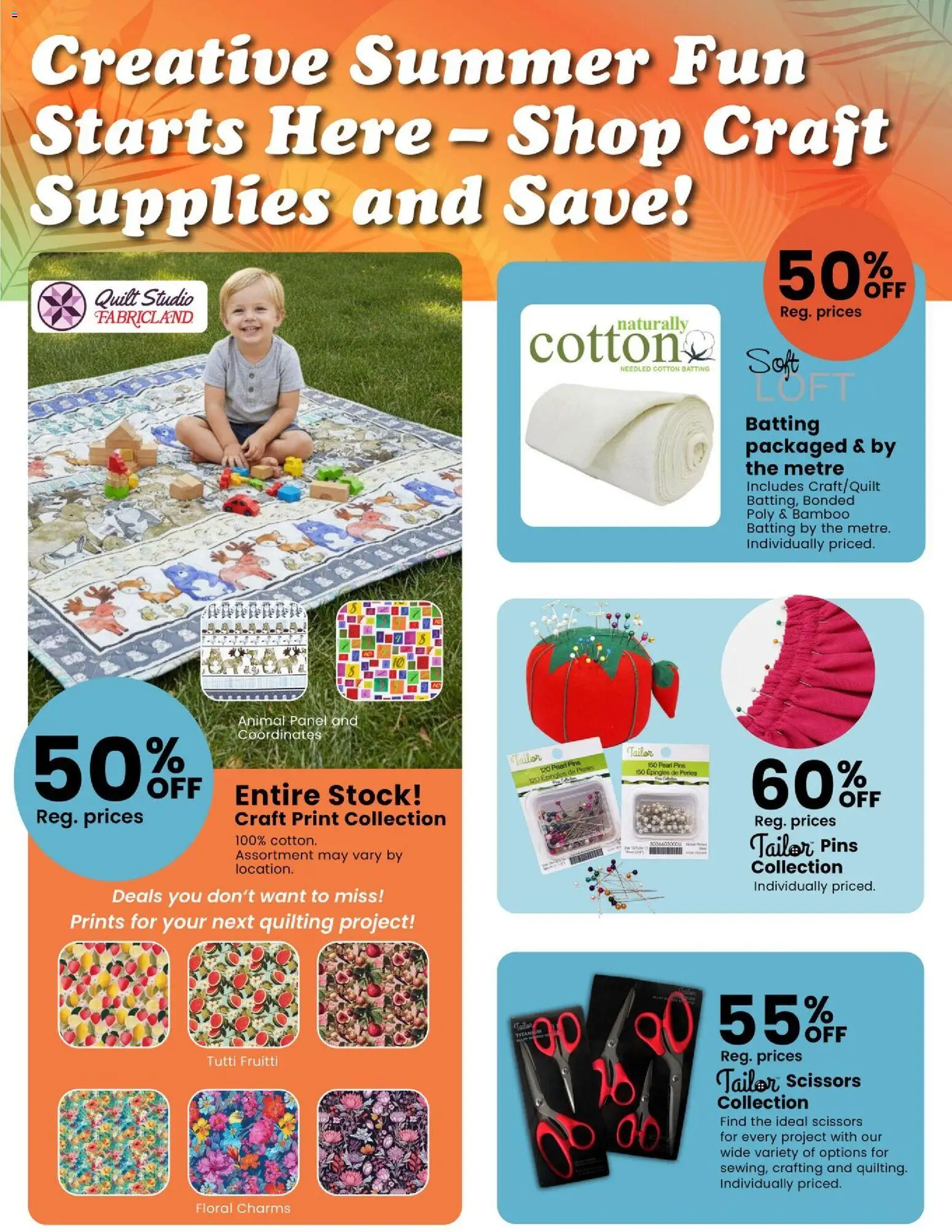 Fabricland Flyer from Jul 2, 2026 - Unlock Huge Savings | Canada