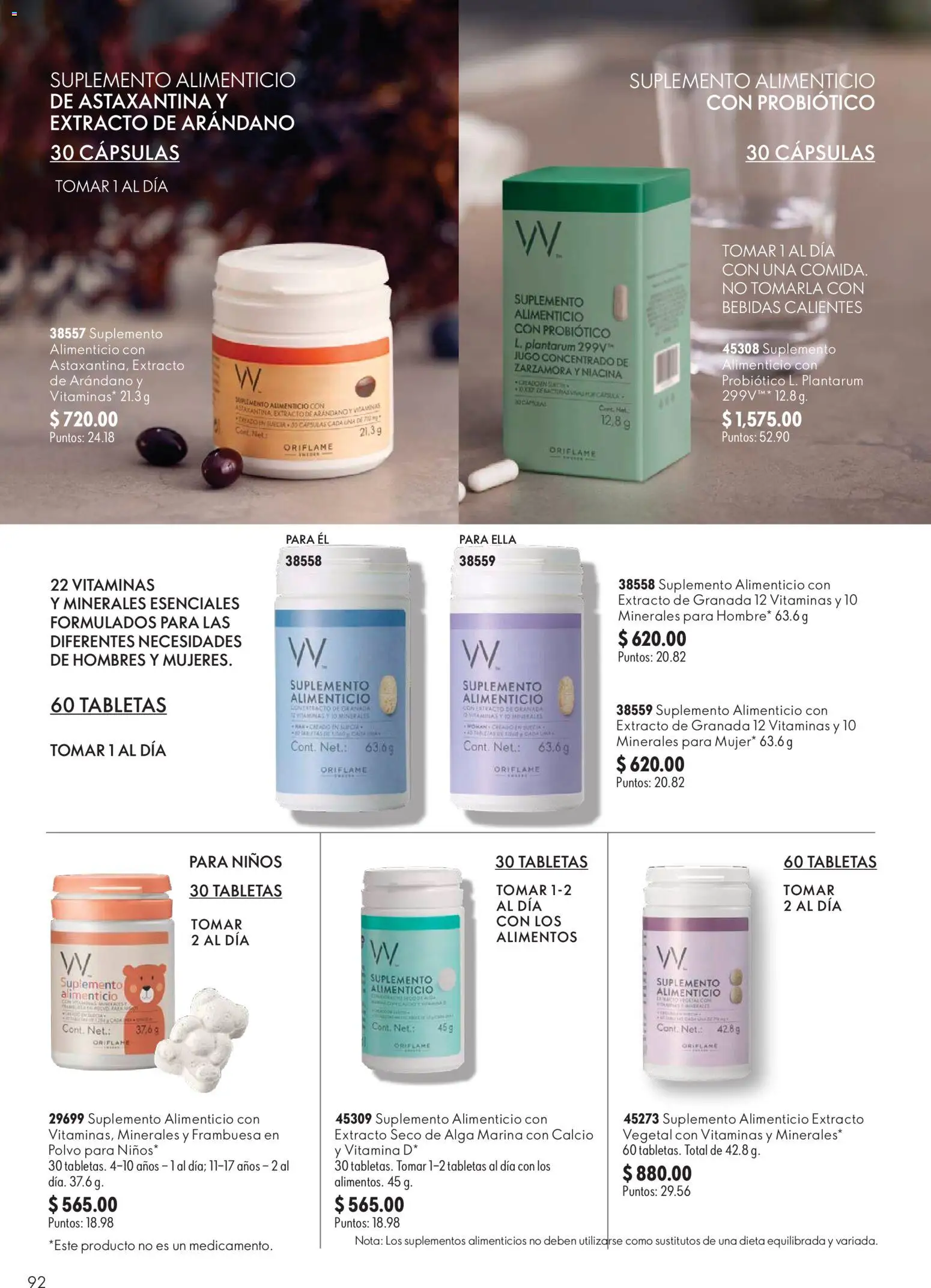 Oriflame Buen Mes Folleto in México