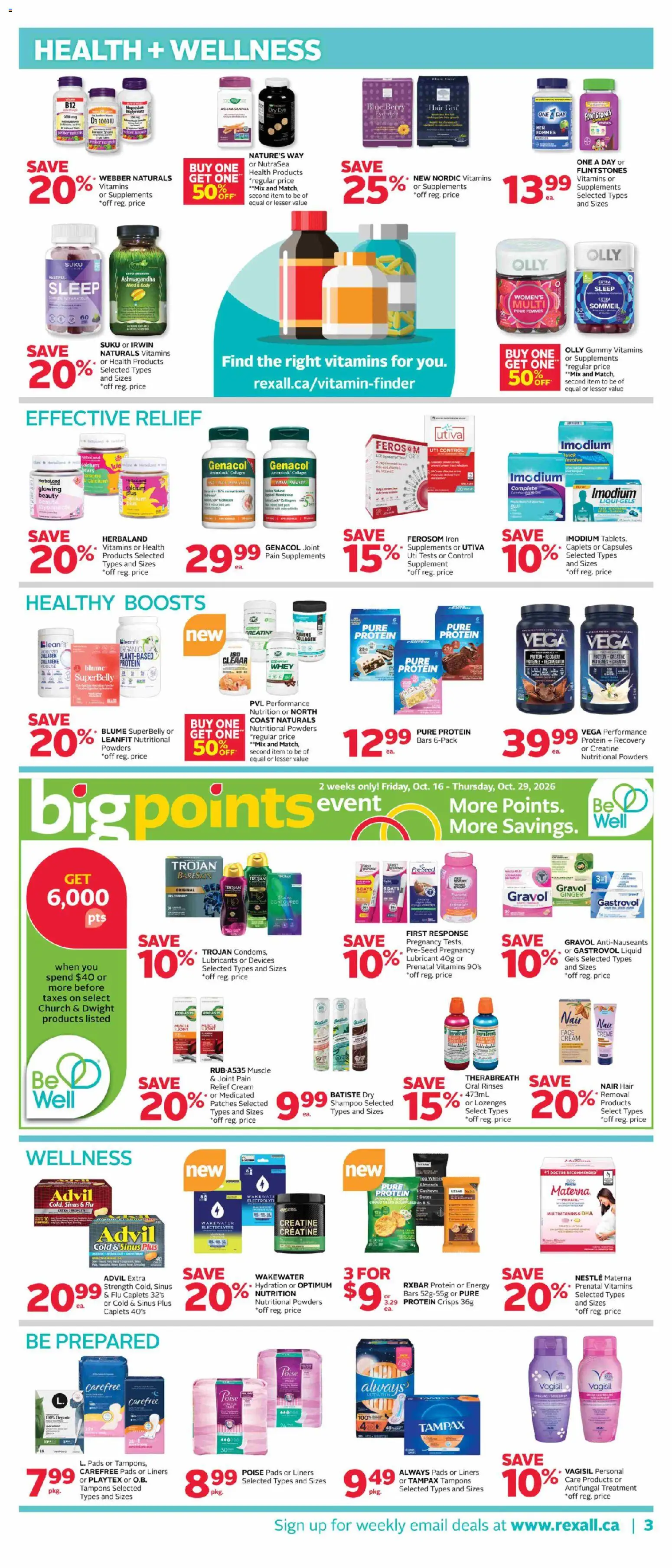 Rexall weekly flyer / circulaire Flyer in Canada