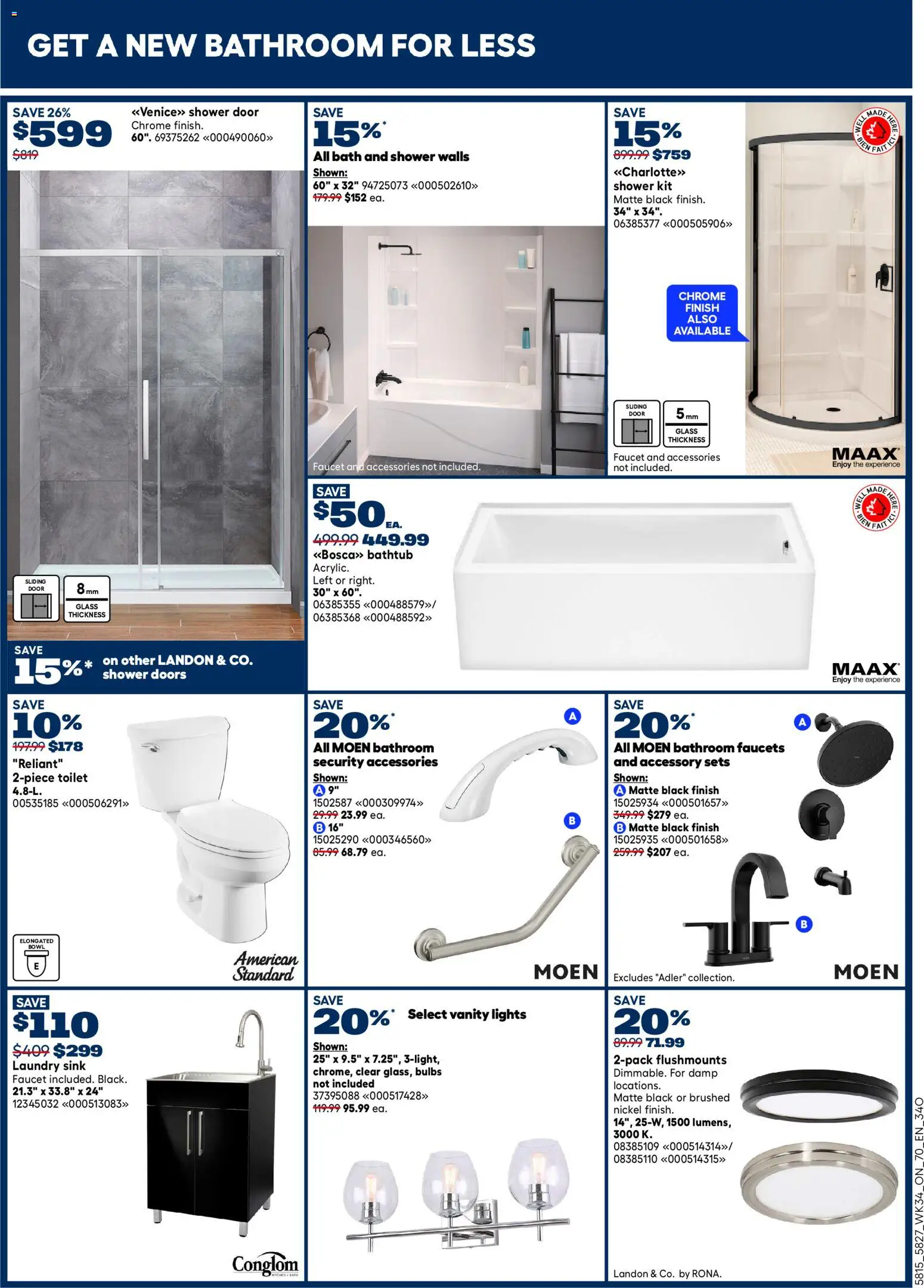 Rona weekly flyer Flyer in Canada