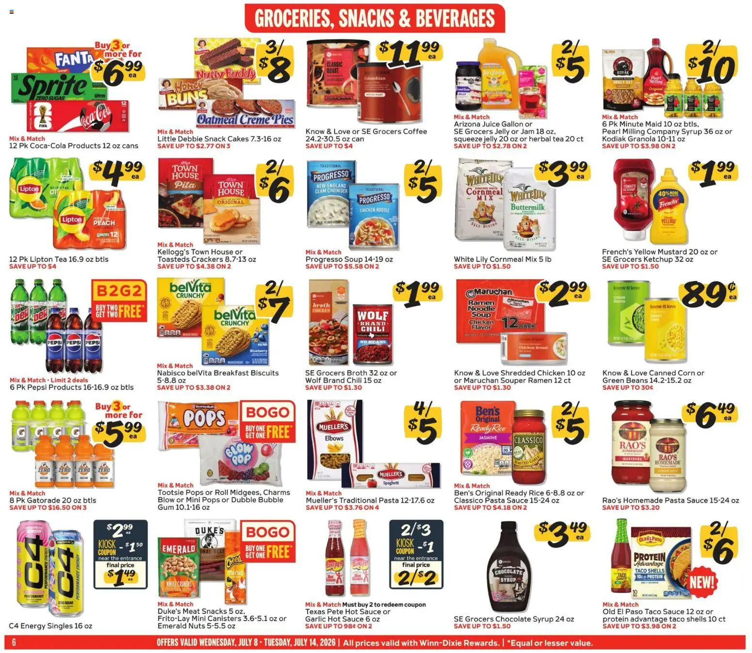 The new Winn Dixie flyer is now online. See all July offers on your mobile and save! | United States