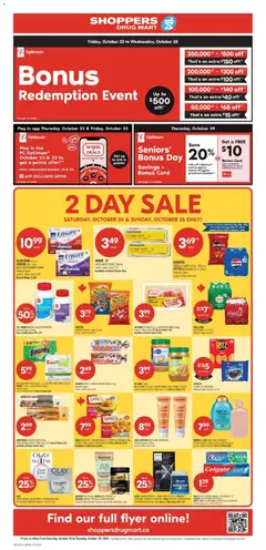 Shoppers Shoppers weekly flyer / circulaire