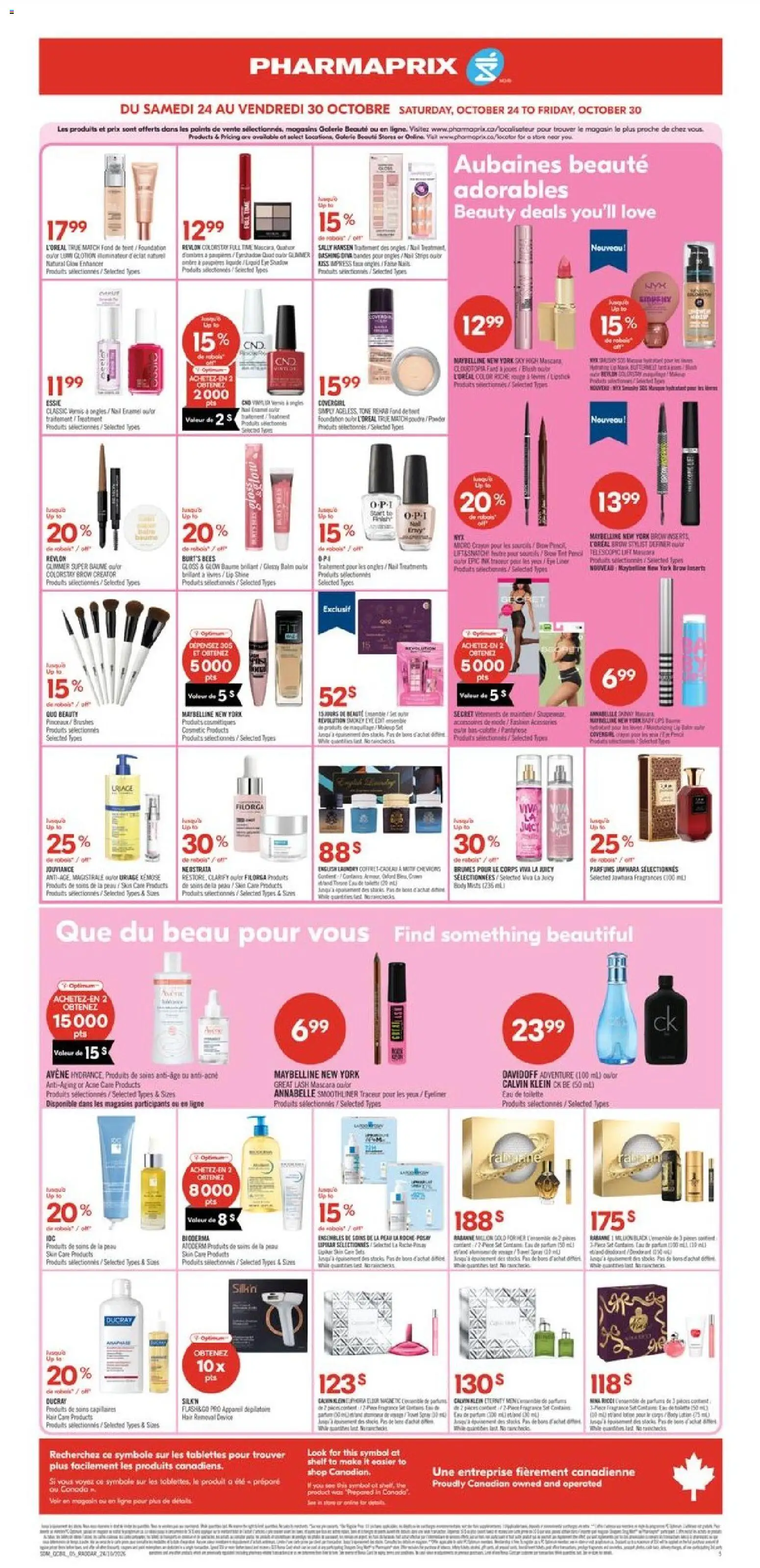 Pharmaprix weekly flyer / circulaire Flyer in Canada