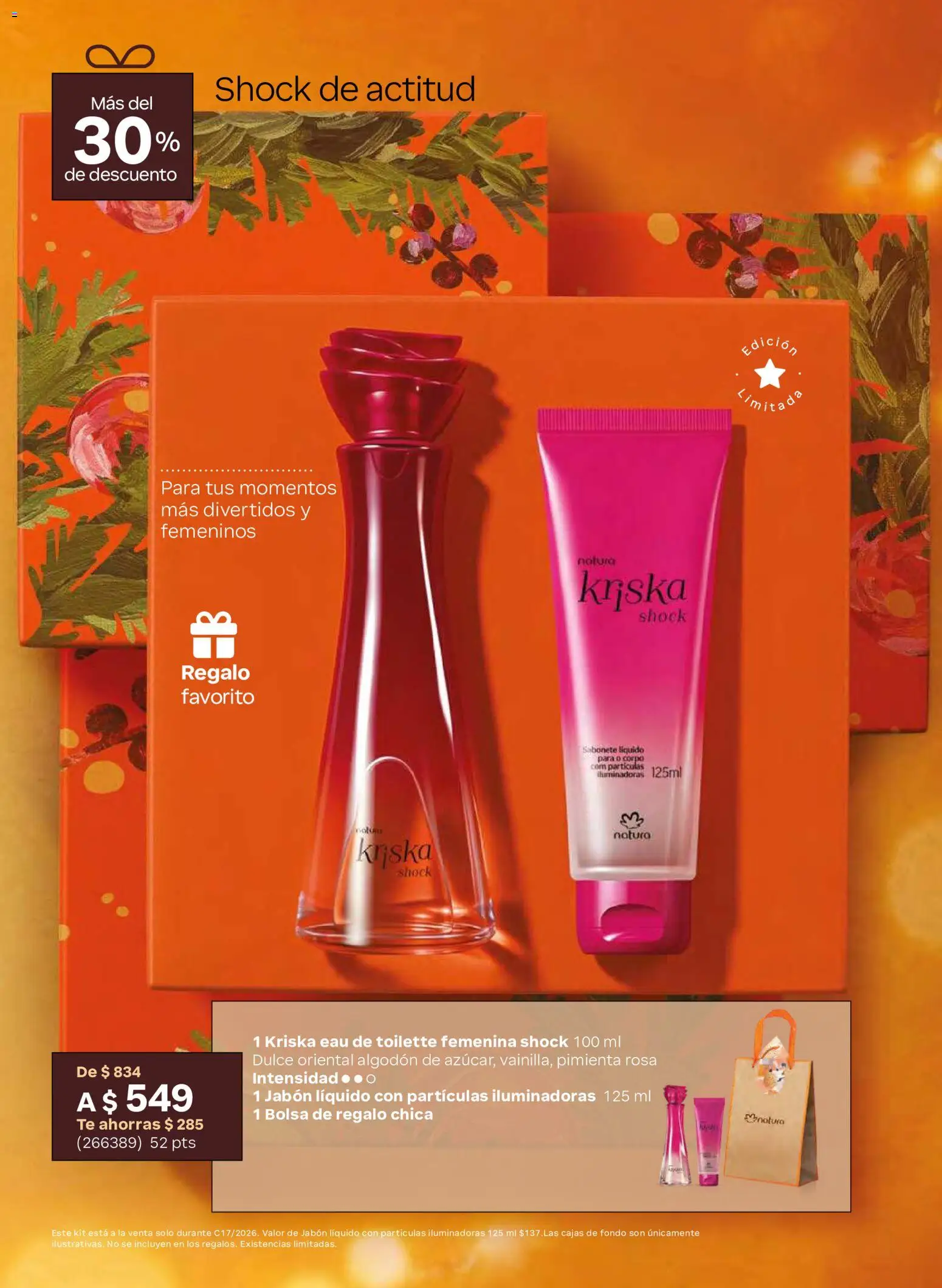 Natura campaña 17 2026 Folleto in México