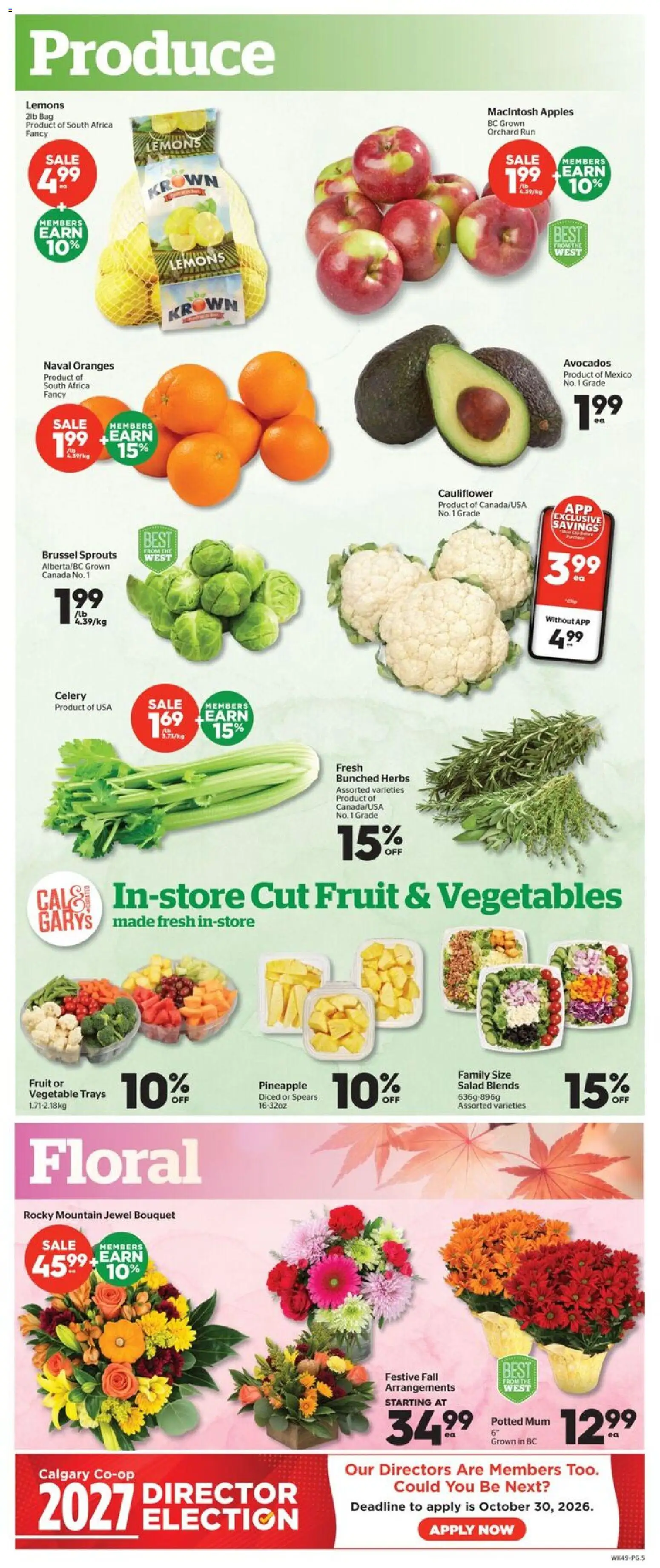 Calgary Co-op weekly flyer / circulaire Flyer in Canada