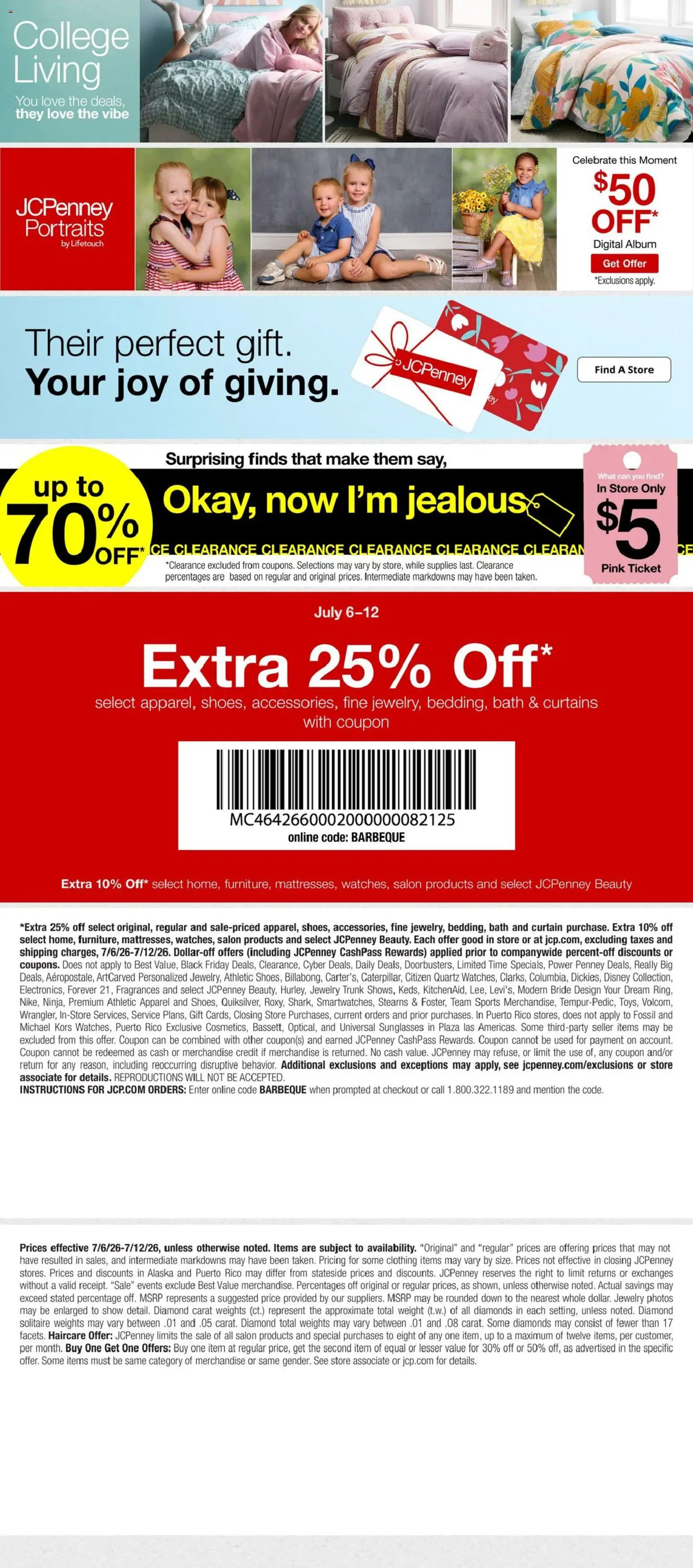 The new JCPenney flyer is now online. See all July offers on your mobile and save! | United States