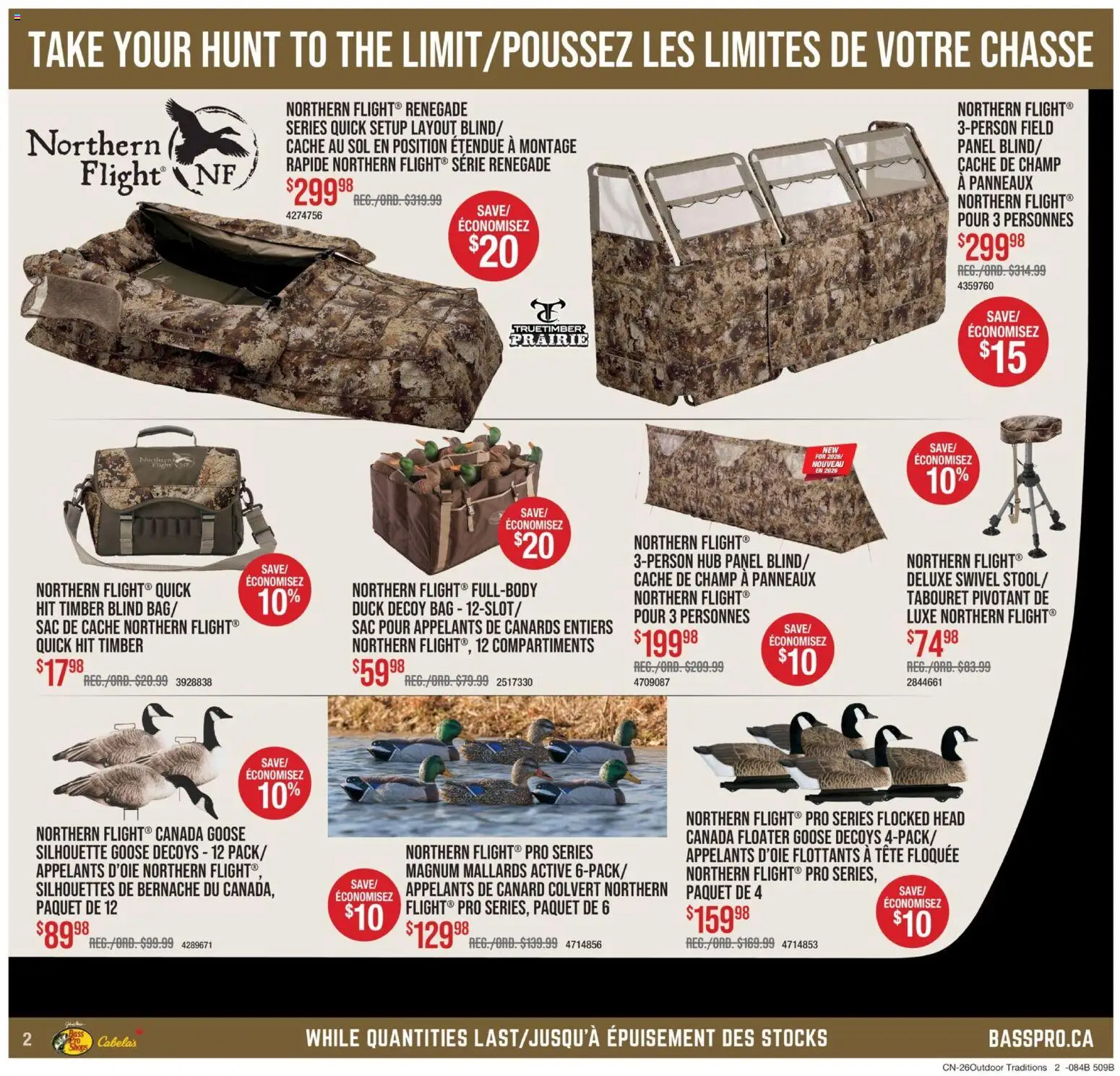 Cabelas weekly flyer / circulaire Flyer in Canada