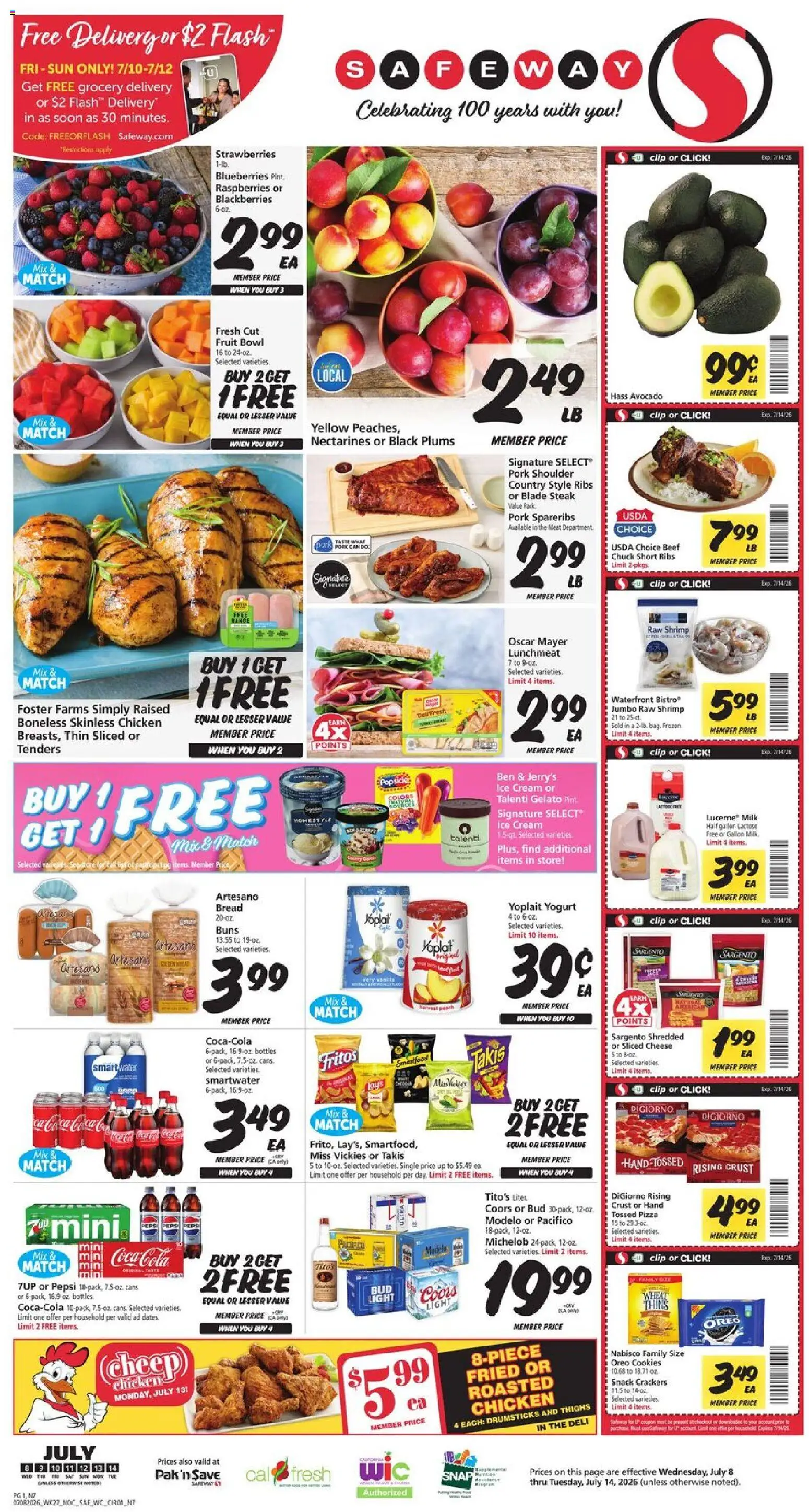 What's in Store at Safeway? New Ad Reveals All from 07/08/2026! | United States