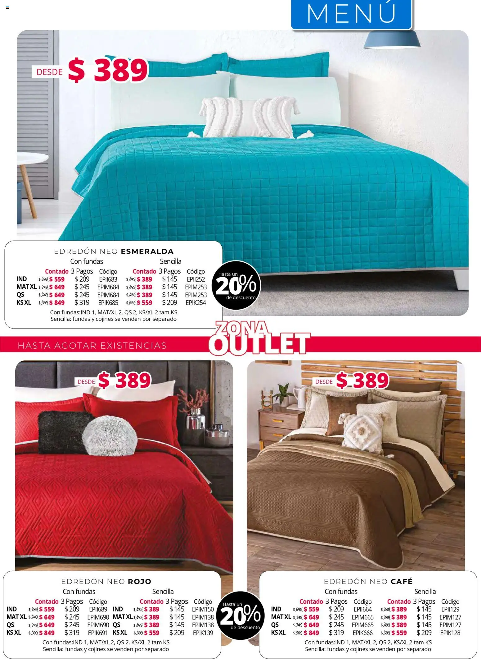 ¡El último » catálogo de Colchas Concord para Julio « está aquí! Descubre las SUPER OFERTAS. | México