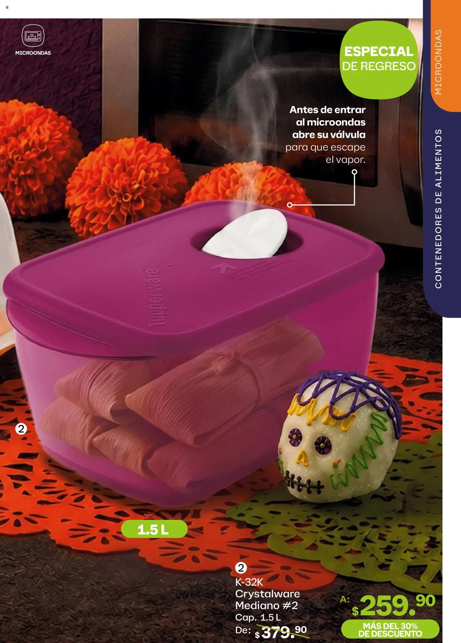 Tupperware catálogo Folleto in México