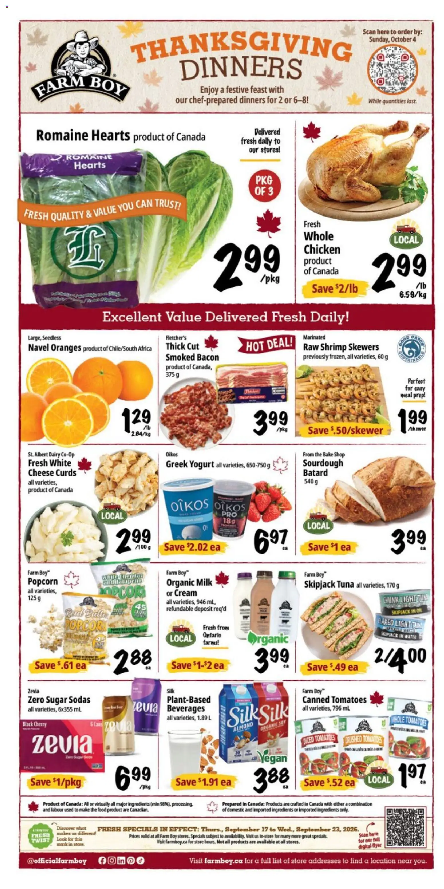 Farm Boy weekly flyer / circulaire Flyer in Canada