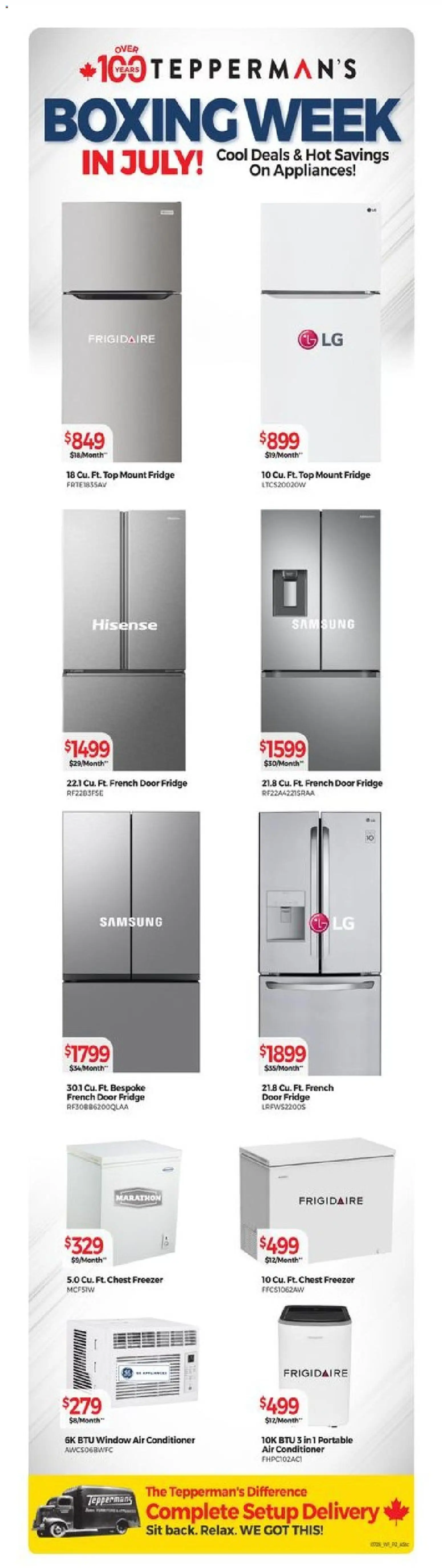 Tepperman's Flyer from Jul 10, 2026 - Unlock Huge Savings | Canada