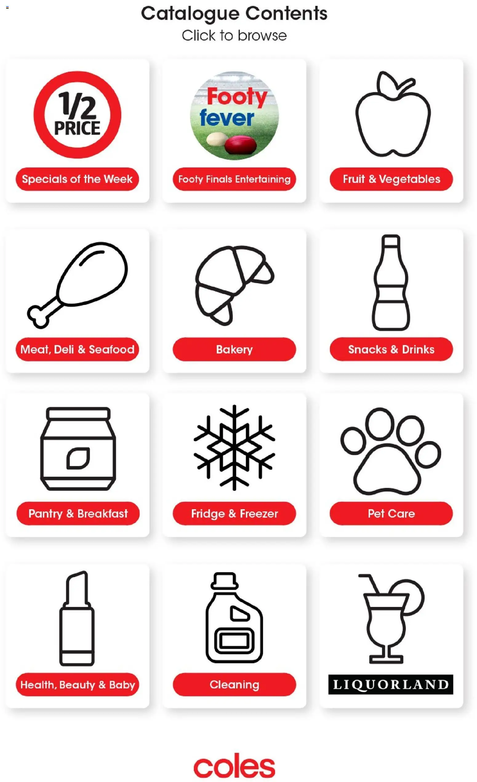 Coles catalogue Catalogue in Australia