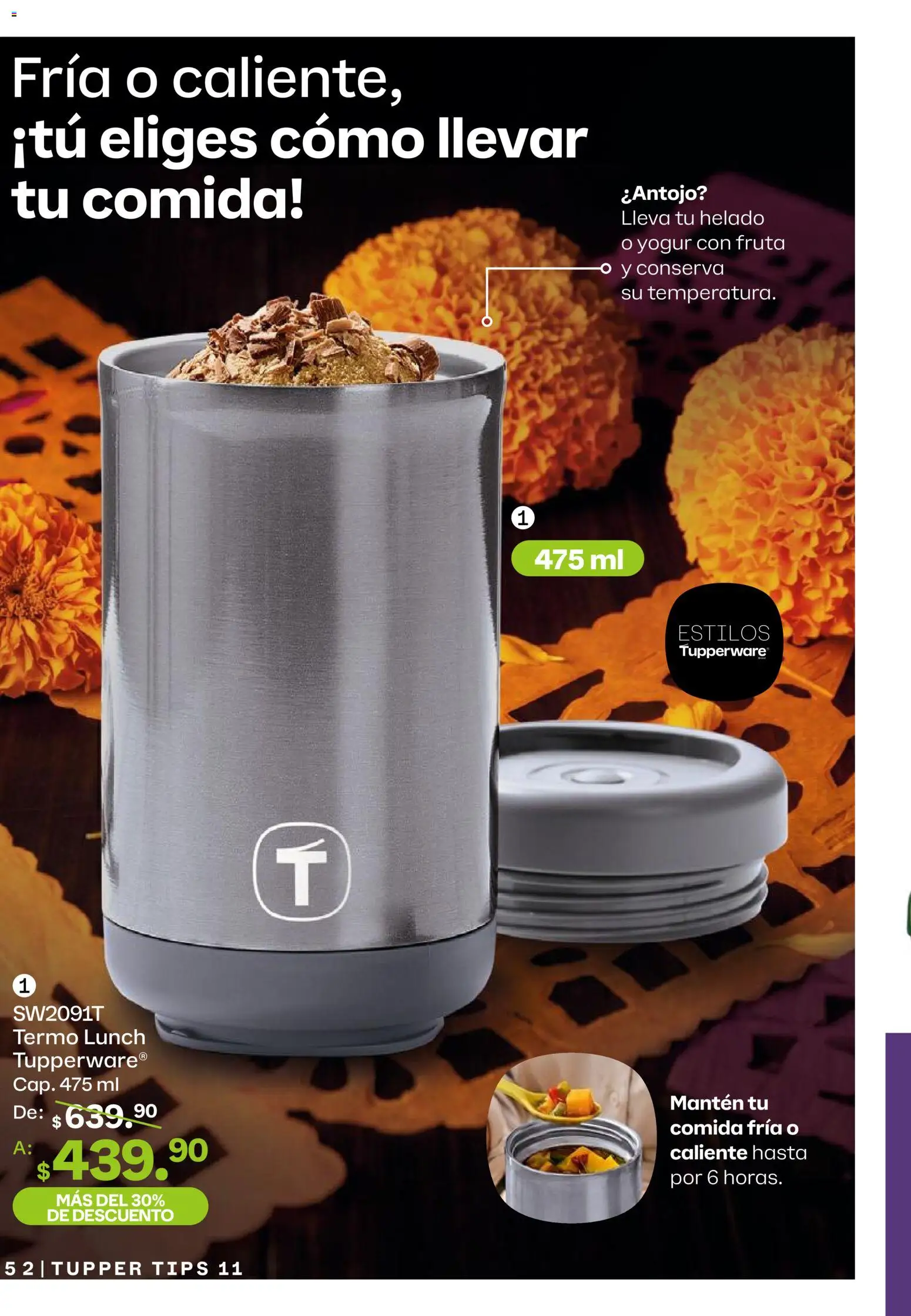 Tupperware catálogo Folleto in México