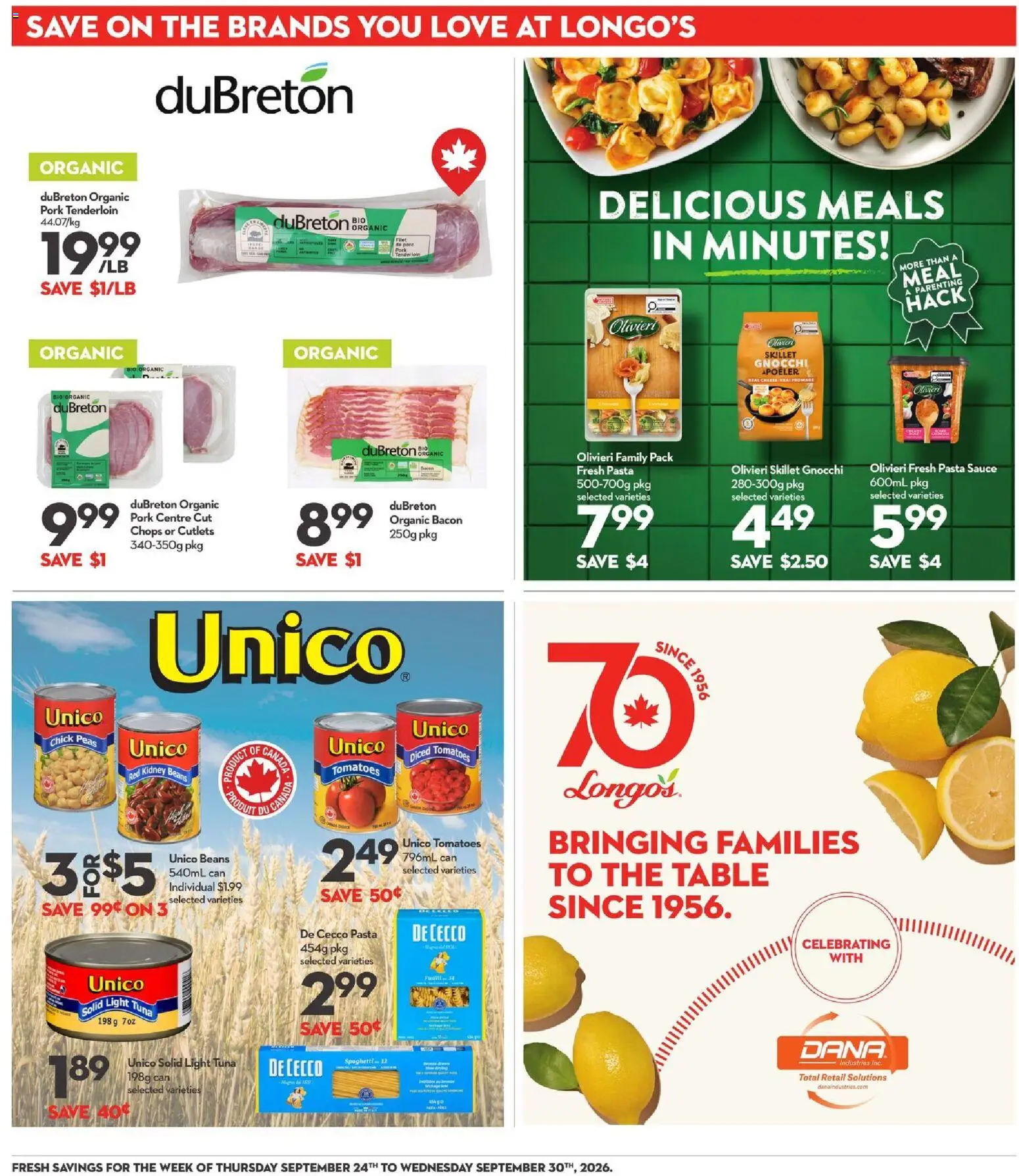 Longo`s weekly flyer / circulaire Flyer in Canada