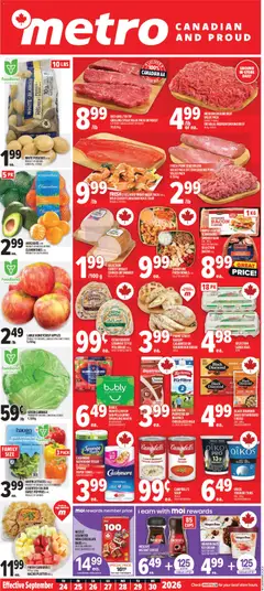 Metro Metro weekly flyer / circulaire