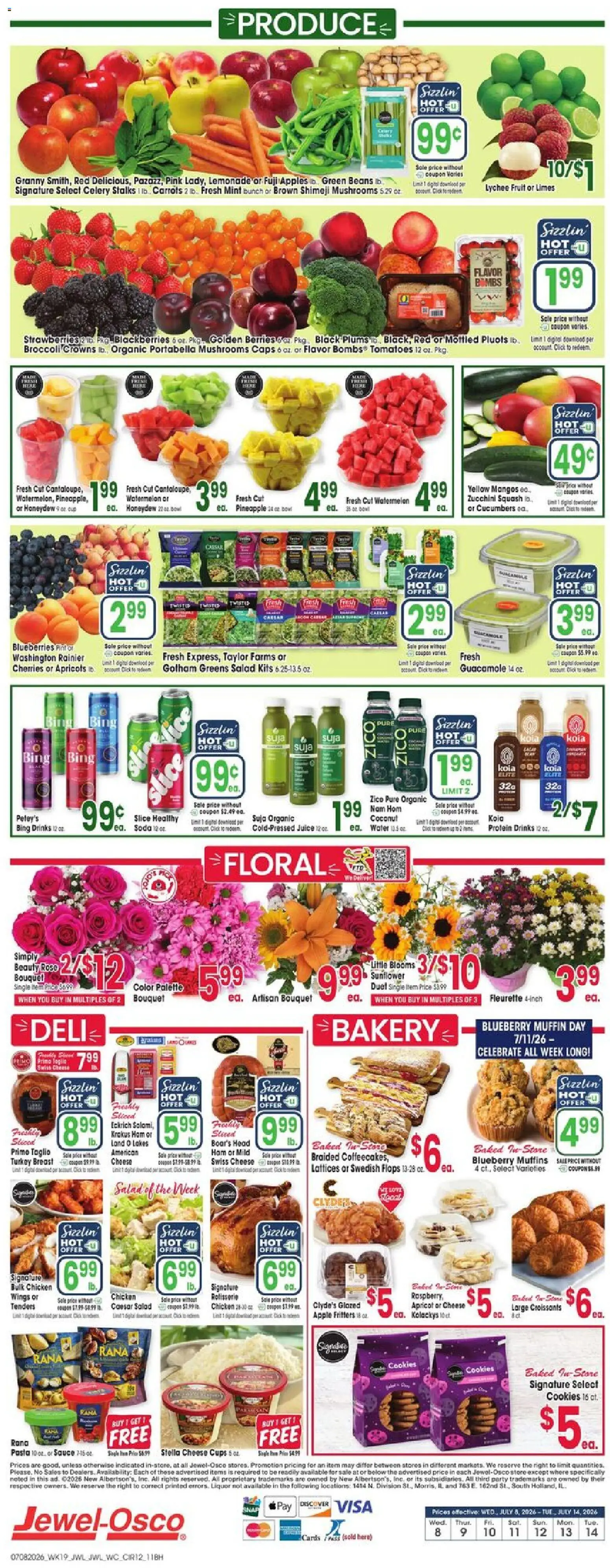 The new Jewel Osco flyer is now online. See all July offers on your mobile and save! | United States