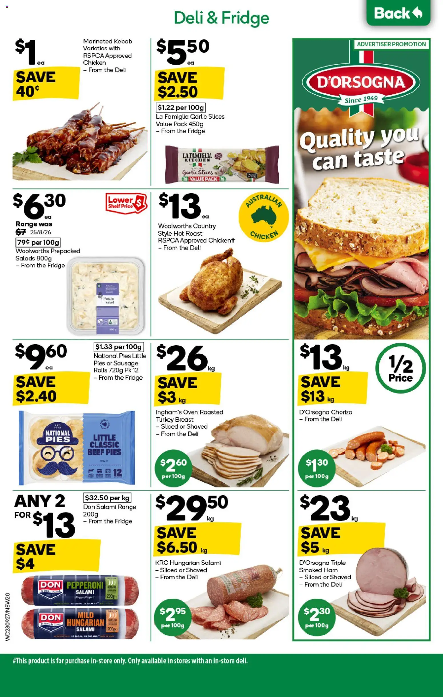Woolworths catalogue Catalogue in Australia